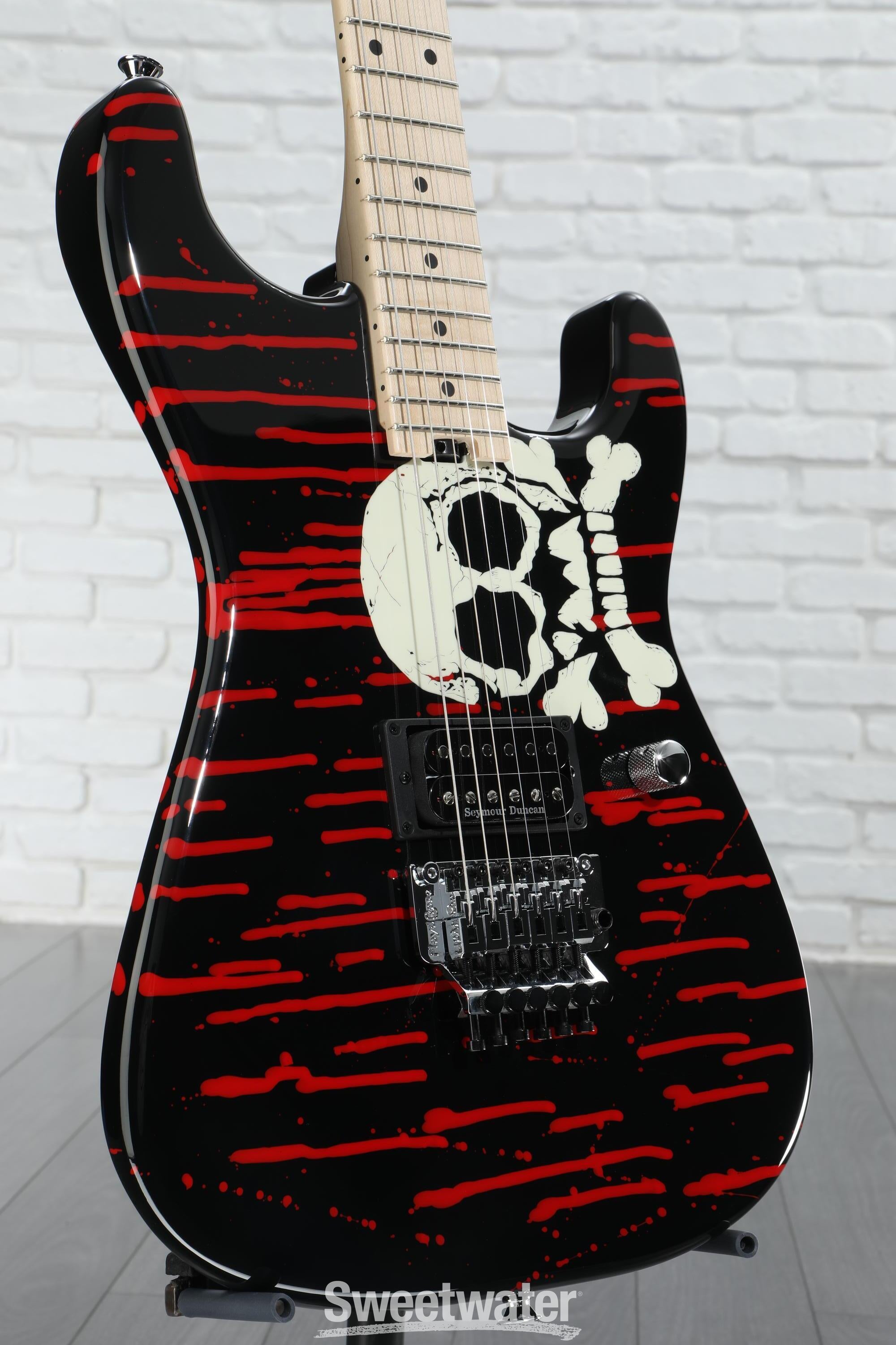 Charvel Warren DeMartini Signature Pro-Mod Blood and Skull - Blood