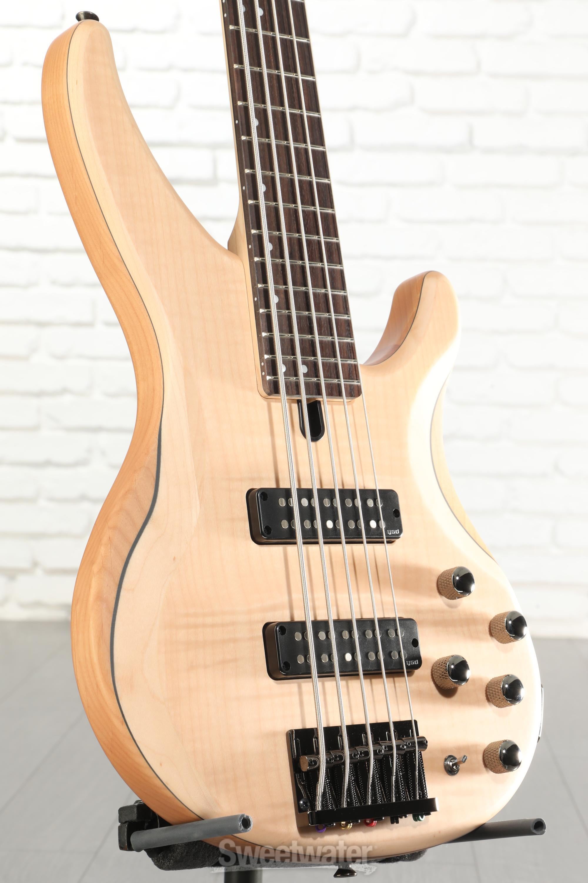 Yamaha TRBX605FM 5-string Bass Guitar - Natural Satin | Sweetwater