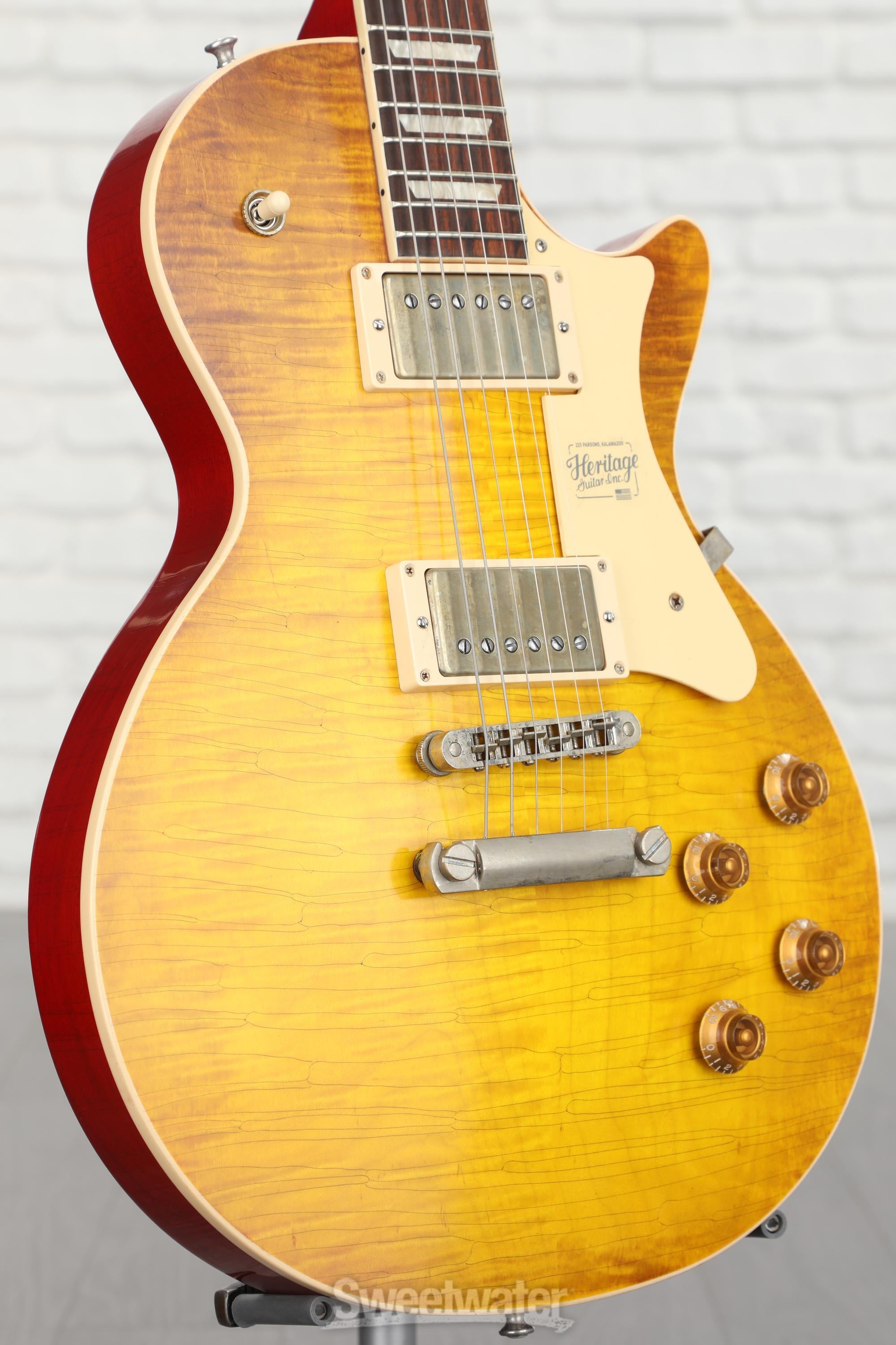 Heritage Artisan Aged H-150 - Dirty Lemon Burst, Sweetwater Exclusive