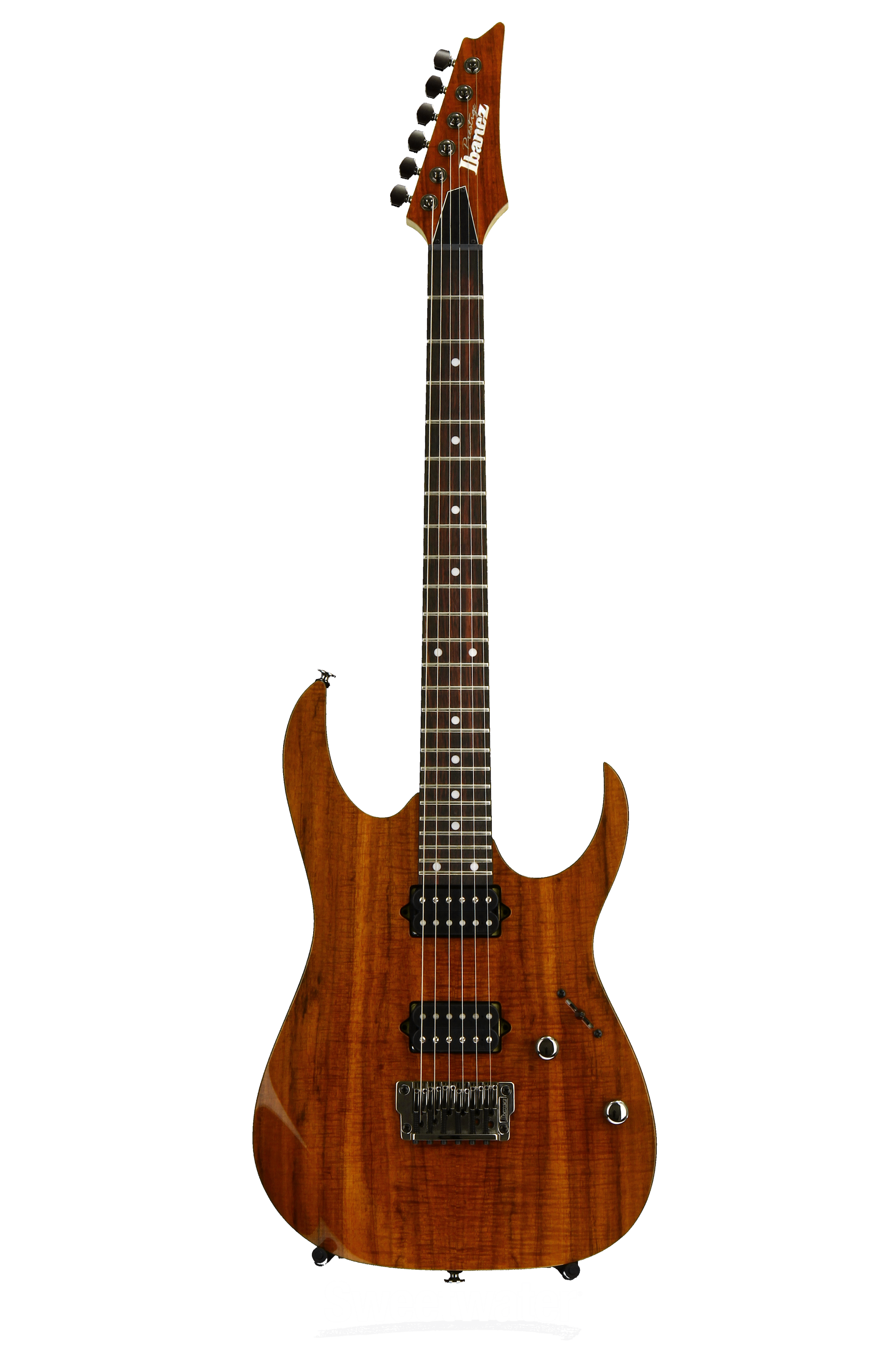 Ibanez RG Prestige RG652KFX - Koa Brown Reviews | Sweetwater