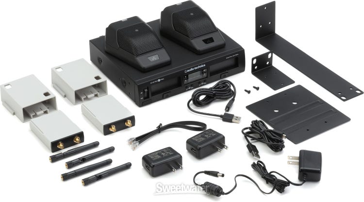 Audio-Technica System 10 Wireless Boundary Microphone - ATW-T1006 Conference & Meeting Mic