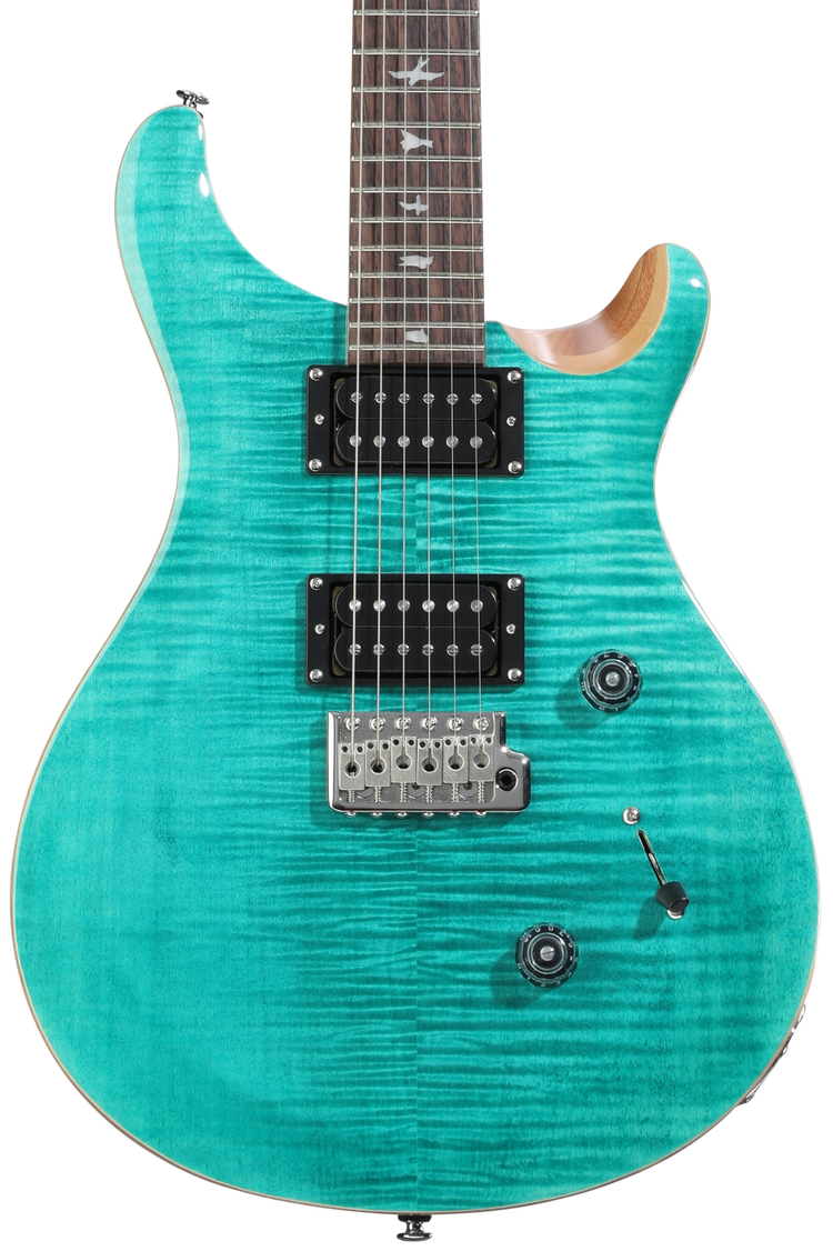 PRS SE Custom 24 Electric Guitar - Turquoise | Sweetwater