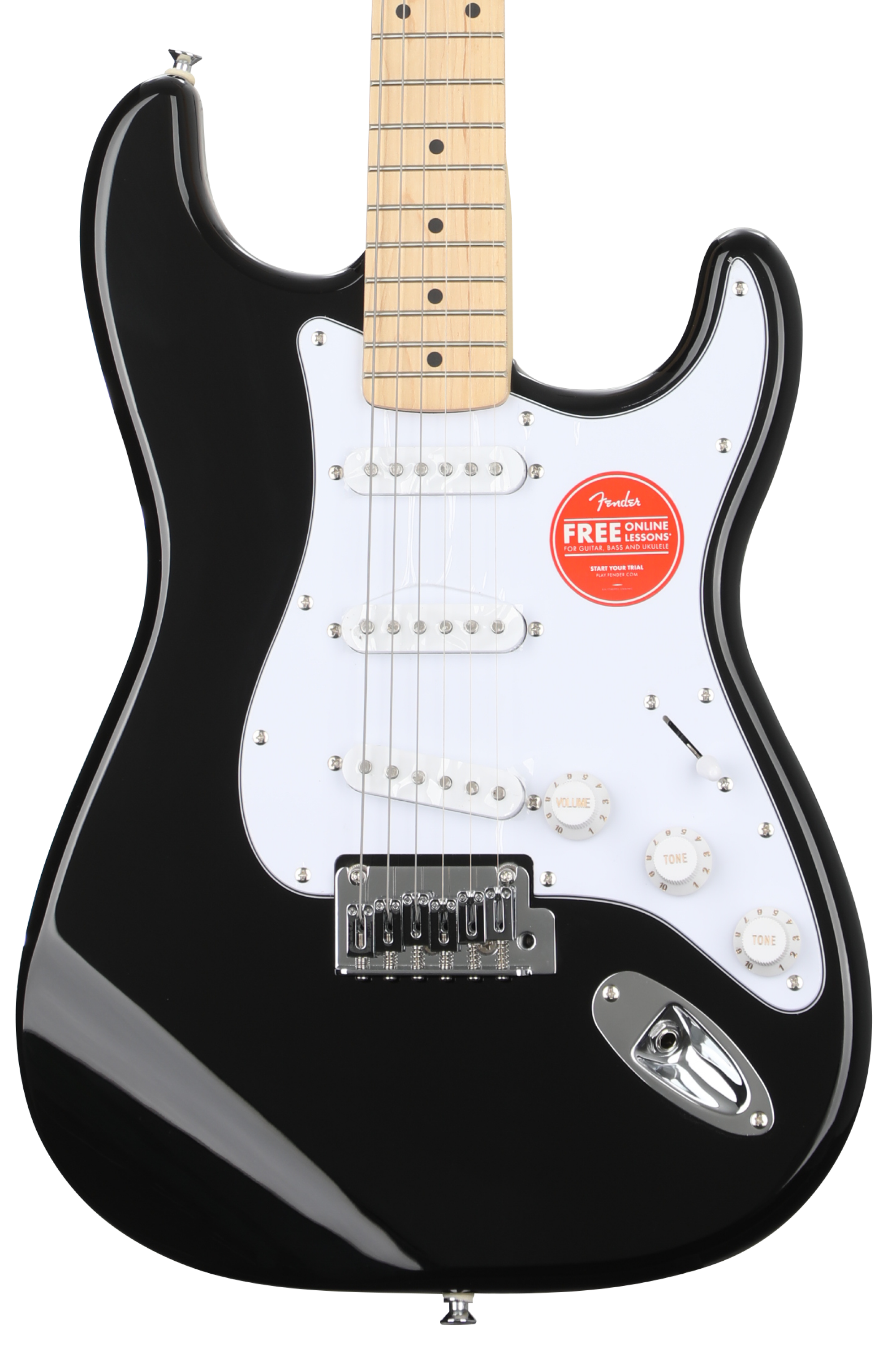 【メンテ済 】Squier Stratocaster Affinity ケース付 Fender Squier Affinity Stratocaster - Black Limited Edition