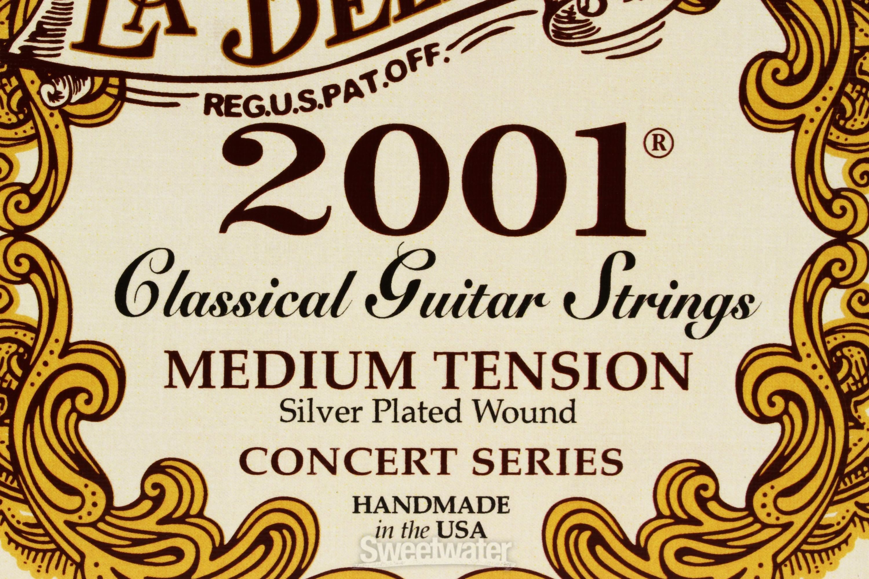 La Bella 2001 Silver Plated Wound Classical Guitar Strings