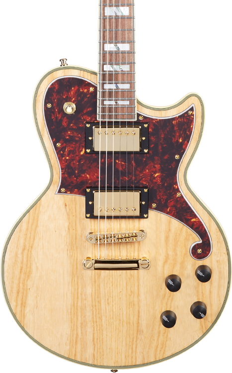 D'Angelico Deluxe Atlantic Electric Guitar - Natural Swamp