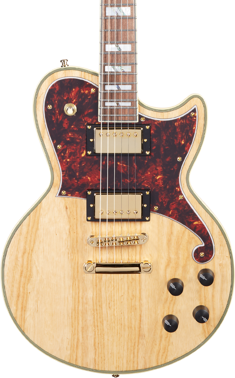 D'Angelico Deluxe Atlantic Electric Guitar - Natural Swamp Ash