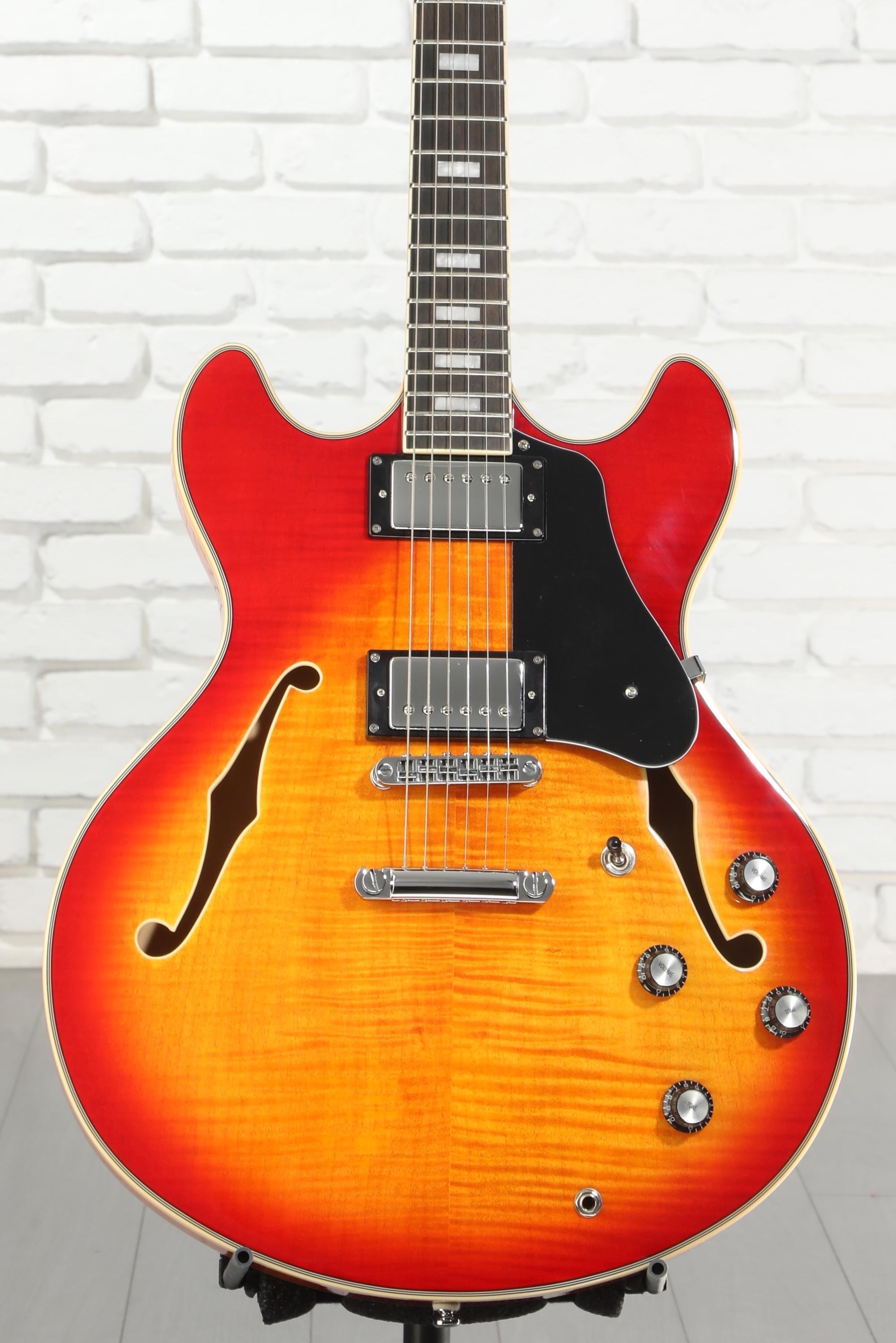 Sire Larry Carlton H7 Semi-hollow Electric Guitar - Cherry