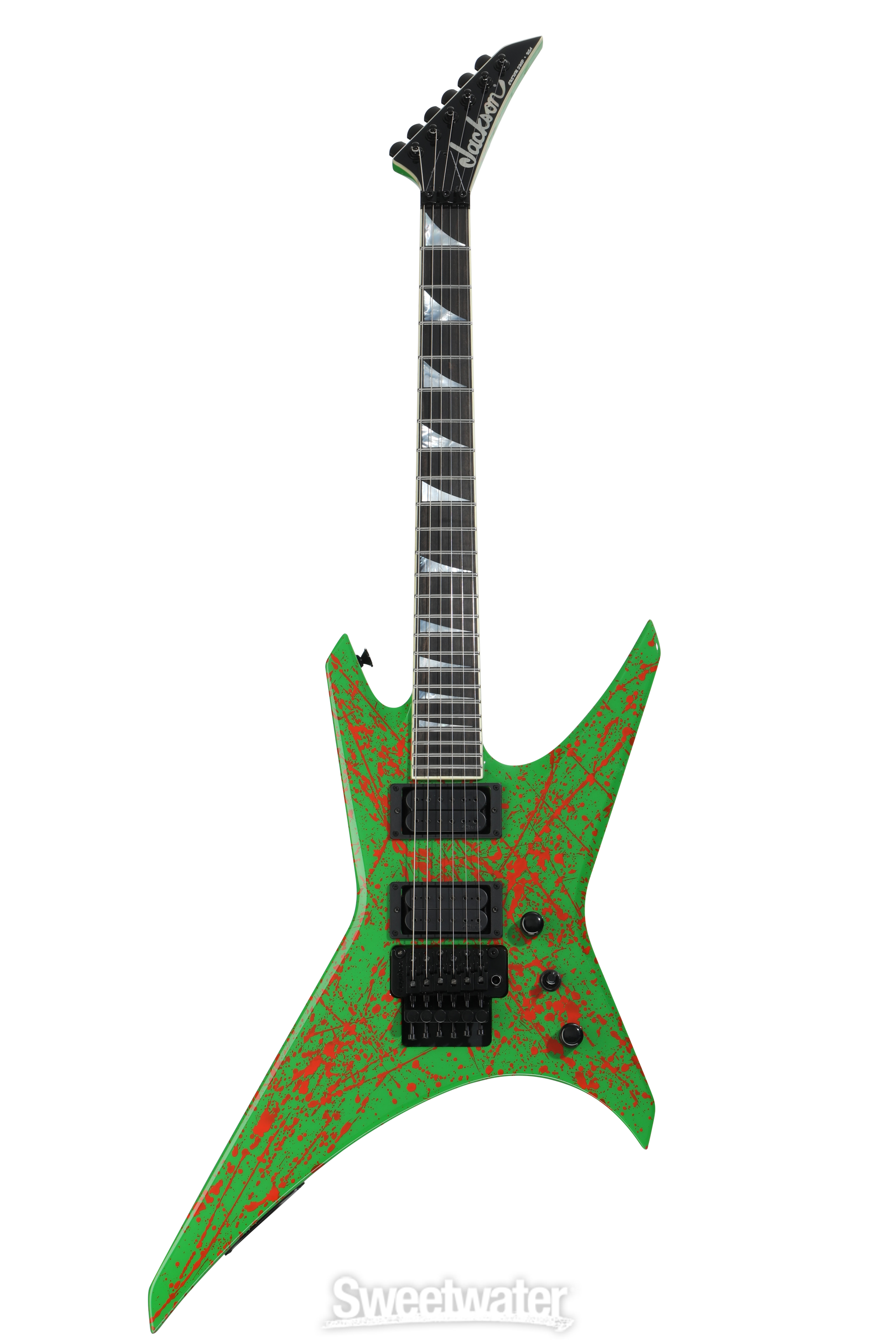 Jackson USA Custom Shop Warrior Electric Guitar - Slime Time