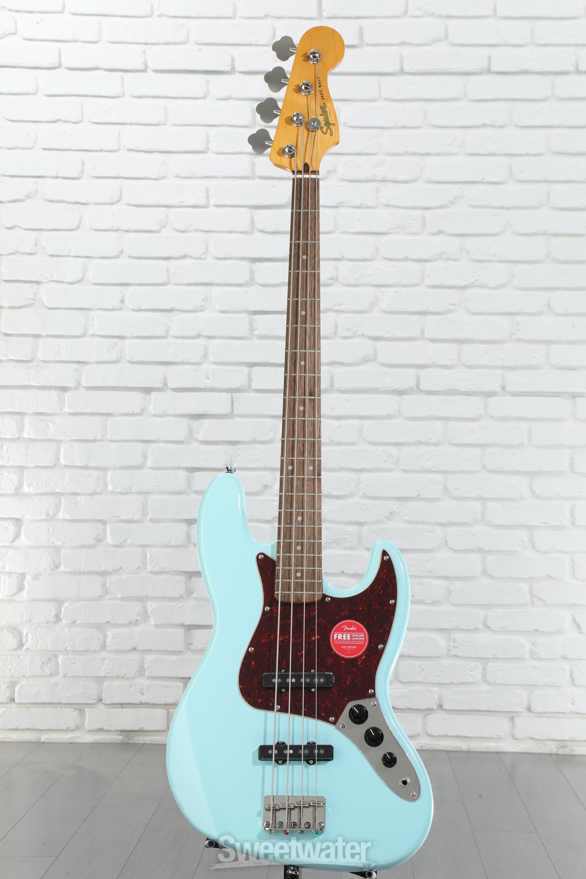 Squier Classic Vibe '60s Jazz Bass - Daphne Blue | Sweetwater