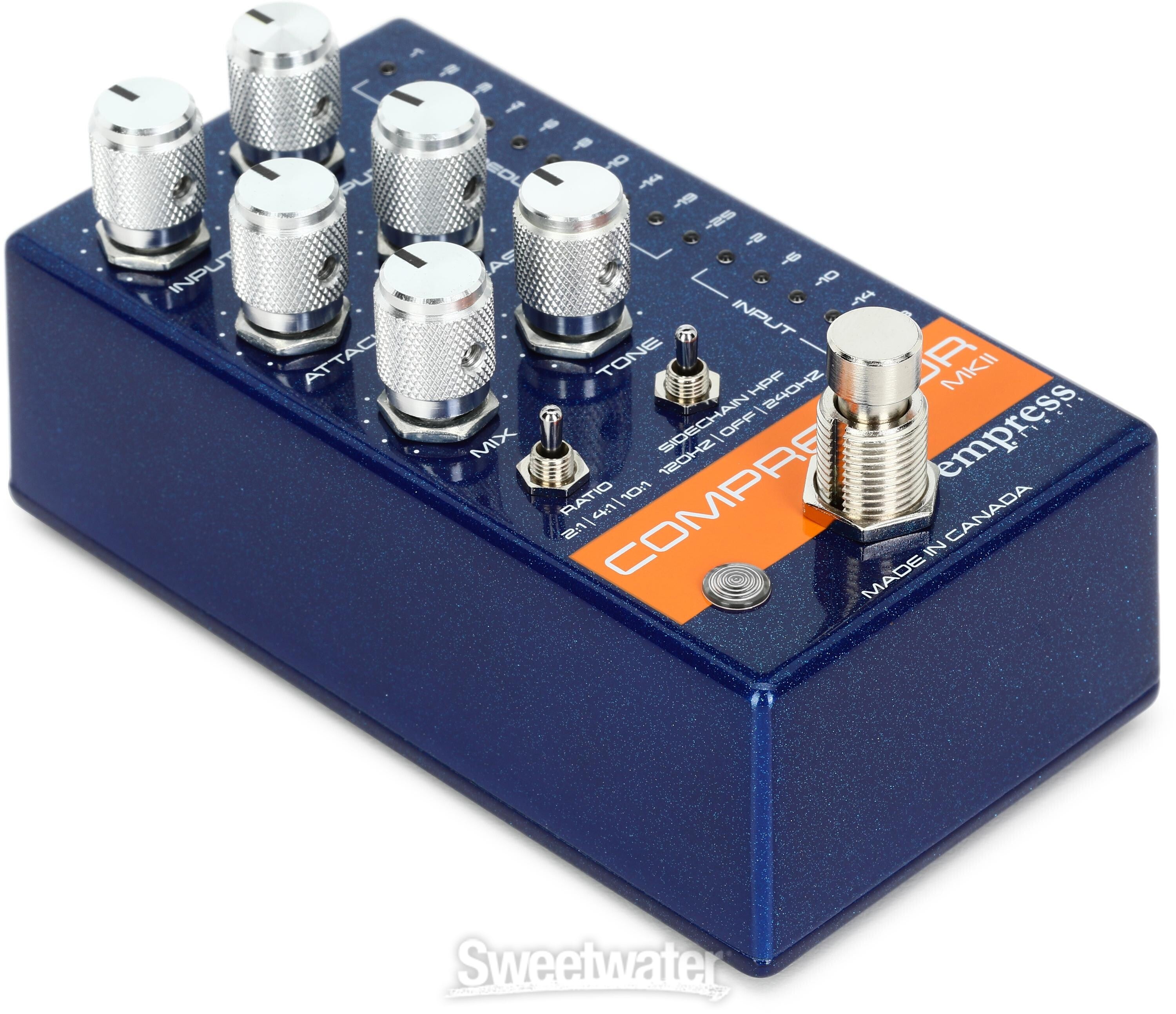 Empress Effects Guitar Compressor MKII Pedal - Blue | Sweetwater