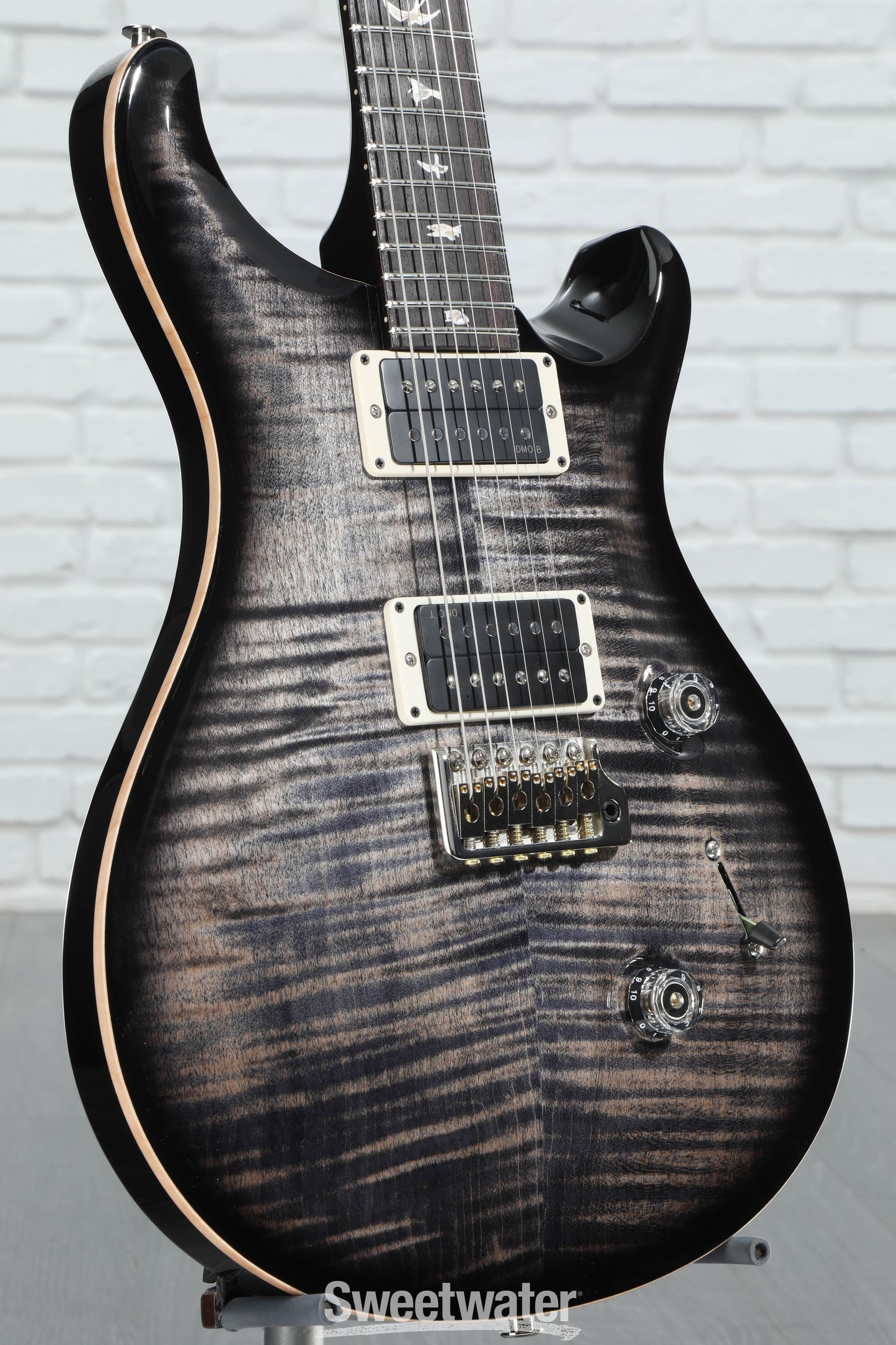 PRS Custom 24 Electric Guitar - Charcoal Burst | Sweetwater