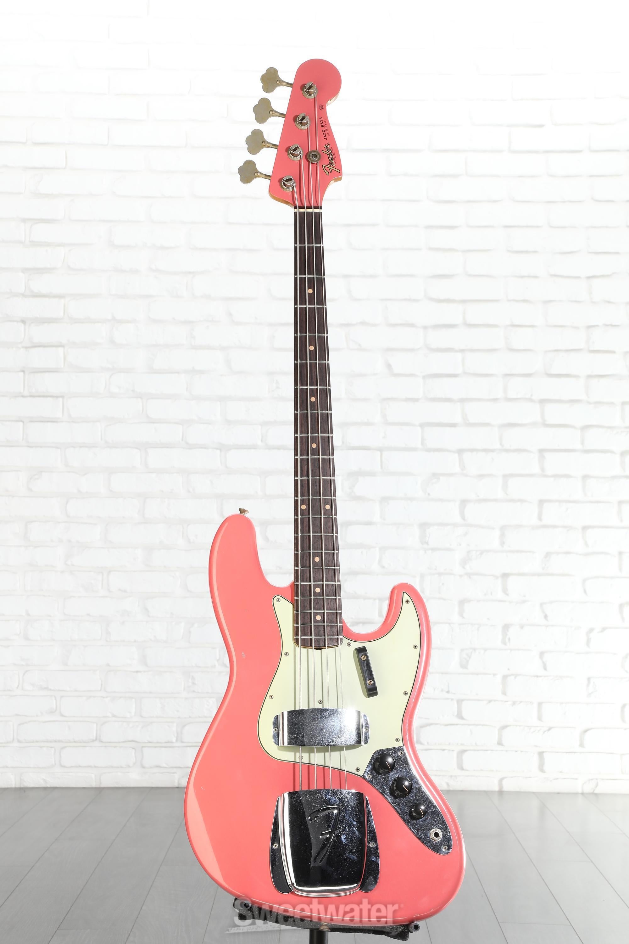 Fender Custom Shop '63 Jazz Bass Journeyman Relic - Aged Fiesta