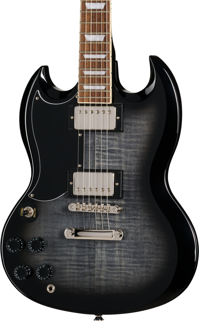 Epiphone SG Tribute Plus Left-handed Electric Guitar - Transparent