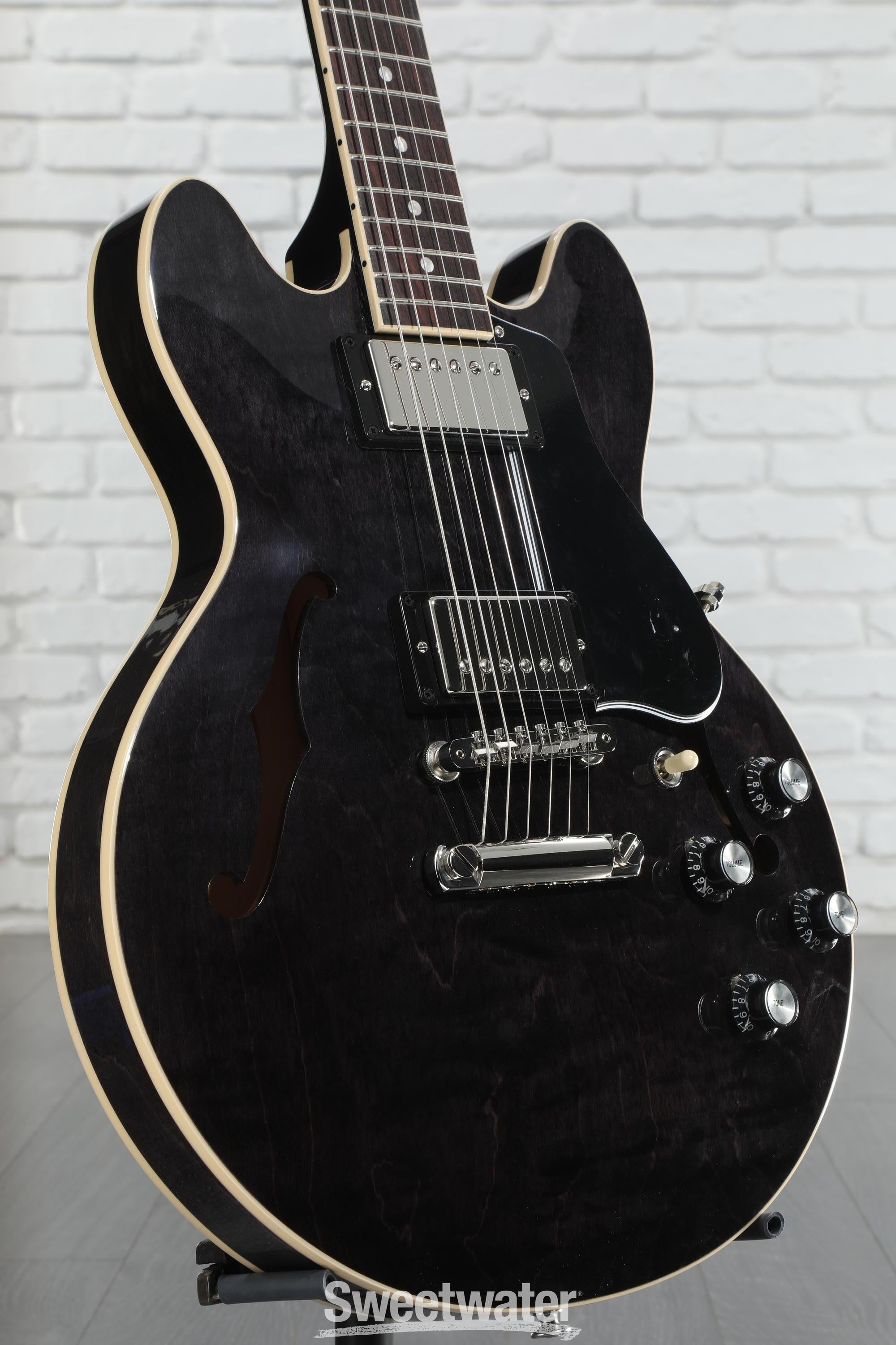 ギター gibson ES339 trans ebony Gibson ES-339 - Transparent Ebony #40269 – Empire Music