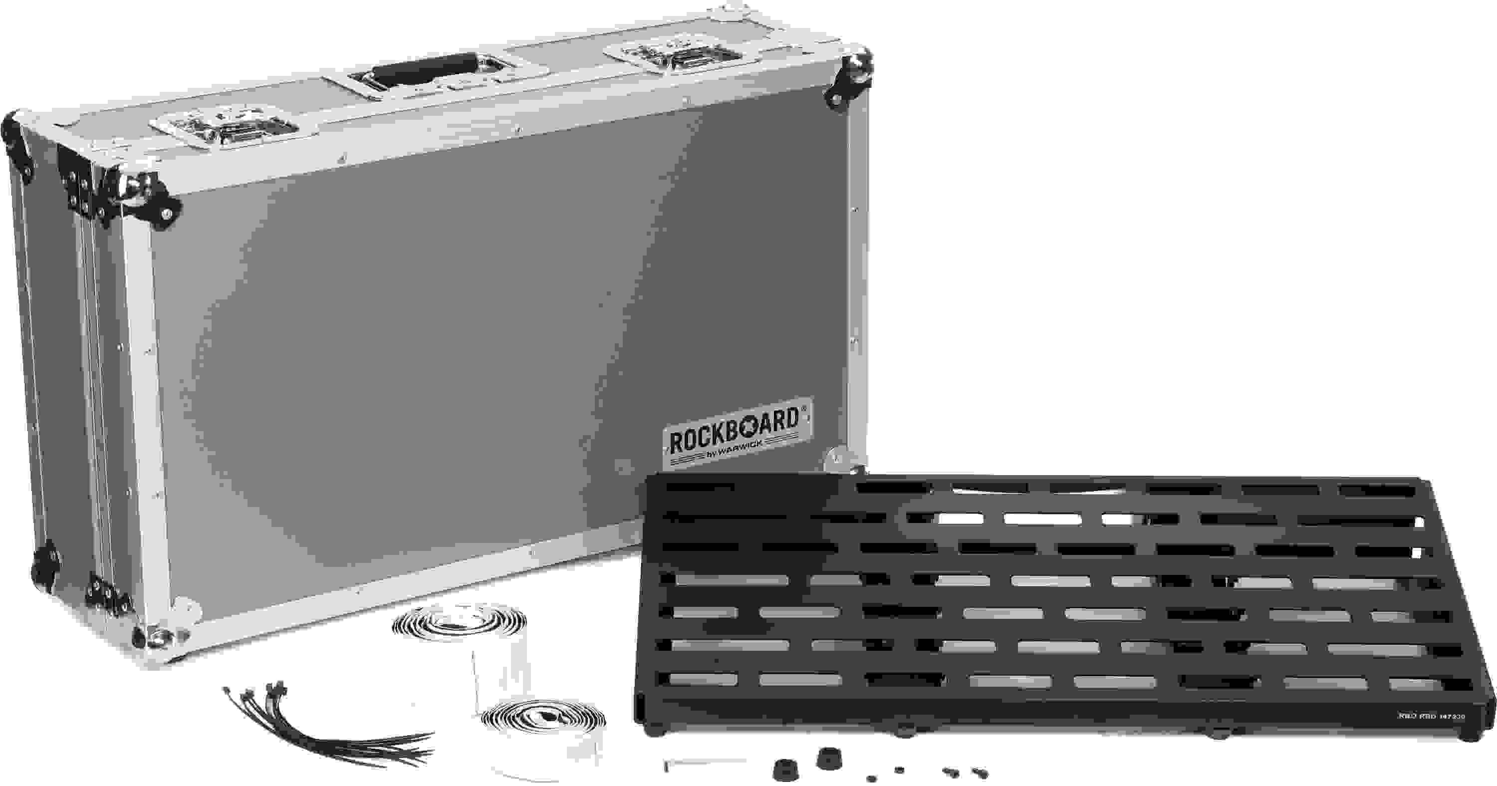 RockBoard by Warwick Quad 4.2 Pedalboard with Flight Case