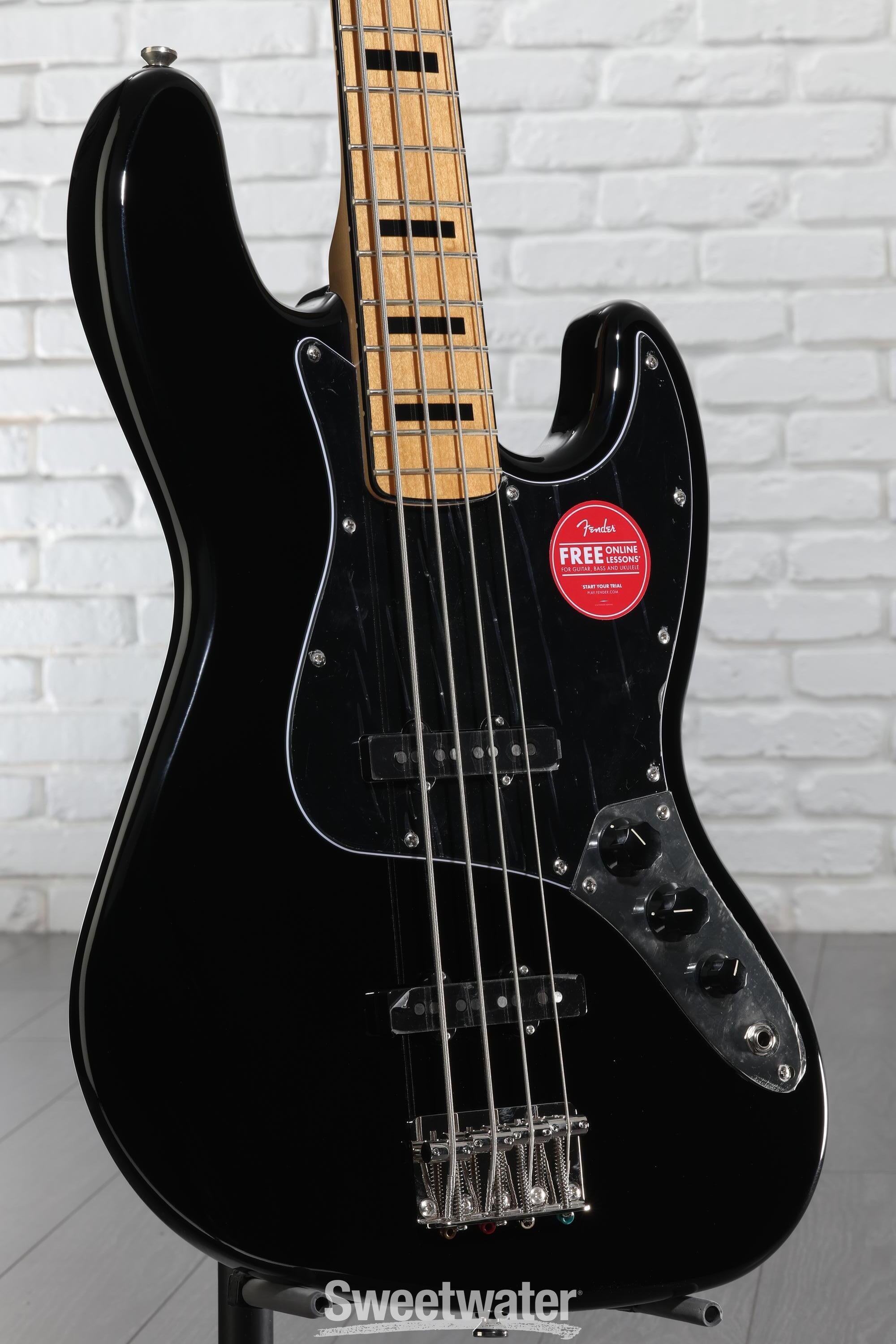 Squier Classic Vibe '70s Jazz Bass - Black | Sweetwater