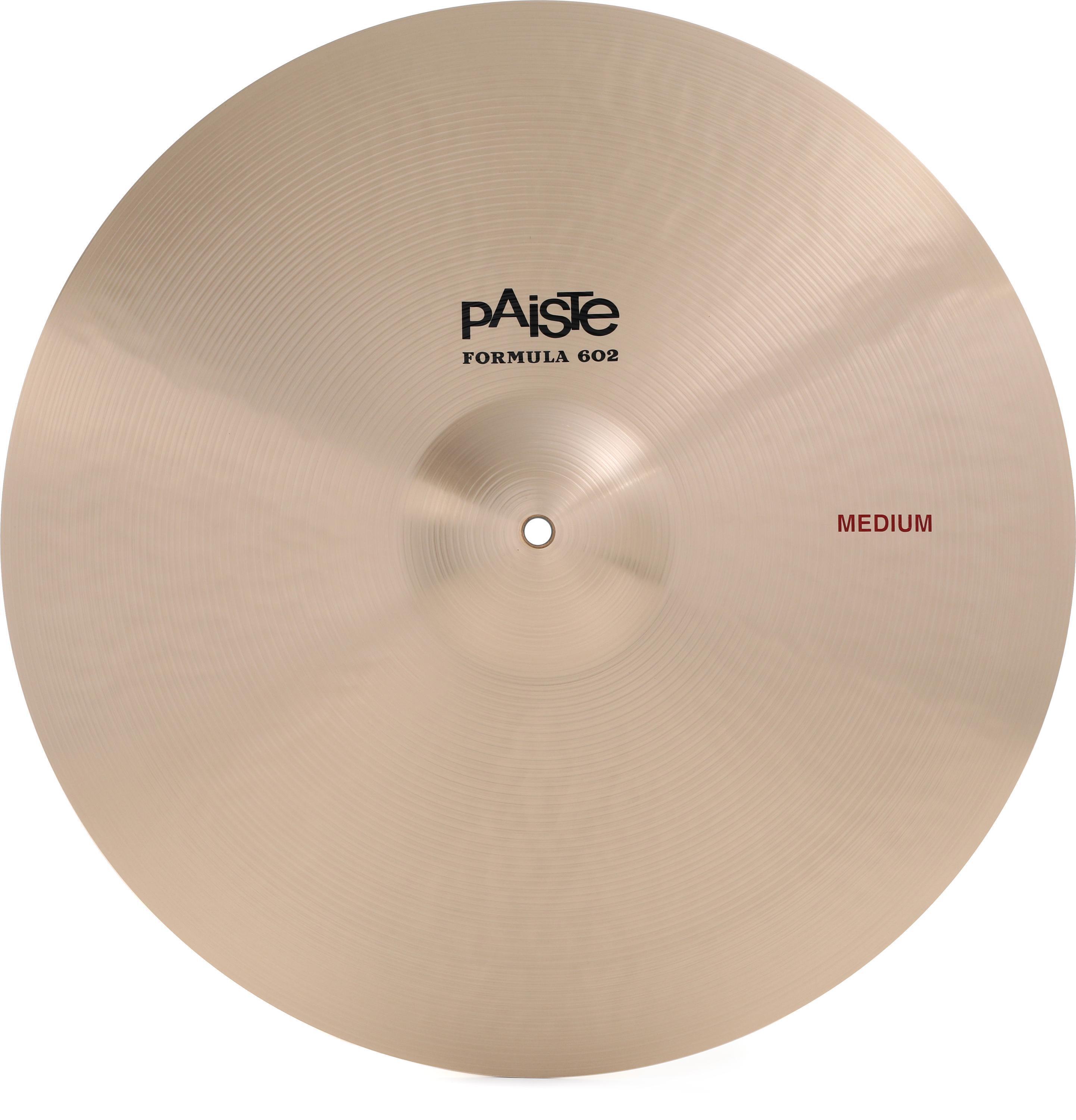 Paiste 19 inch Formula 602 Medium Universal Cymbal | Sweetwater