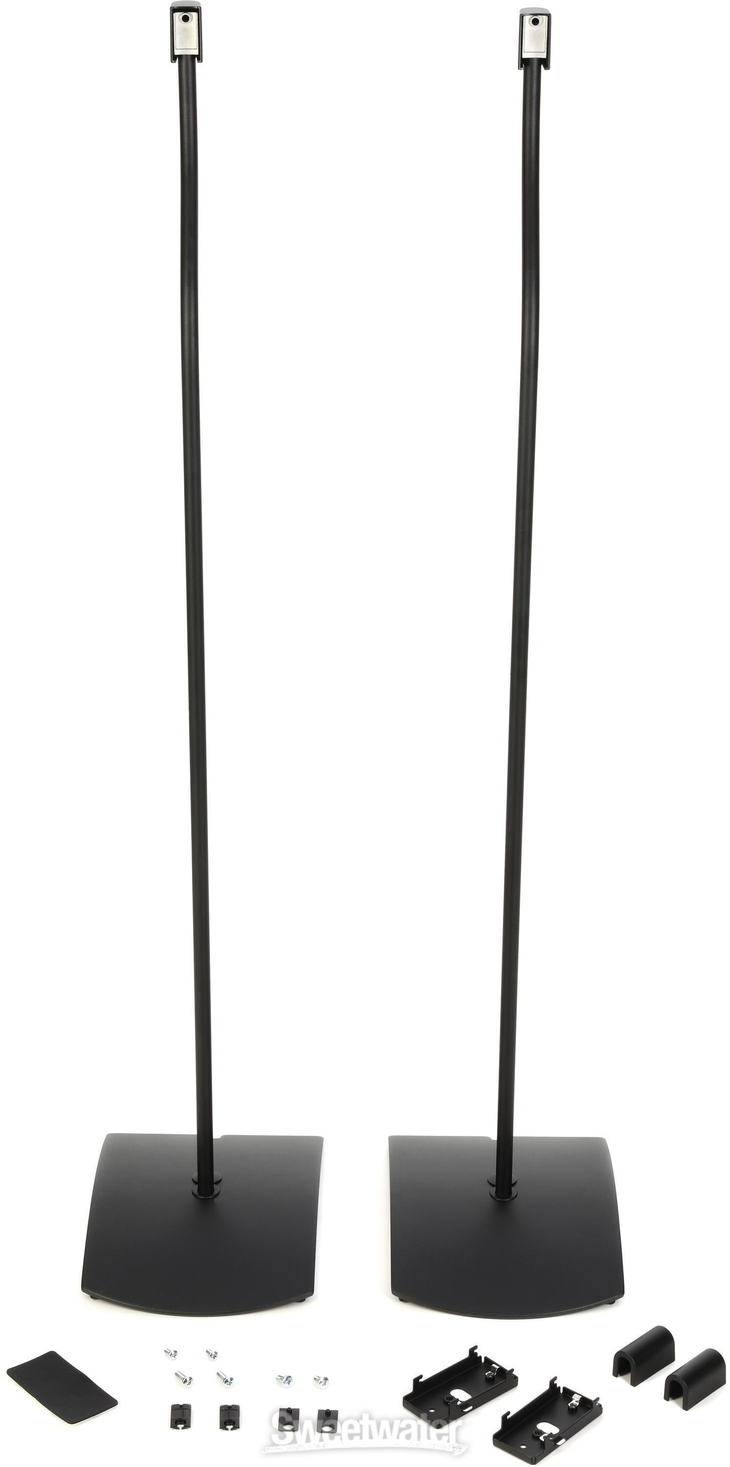 UFS-20 II Universal Floor Stands- Black (Pair) - Sweetwater