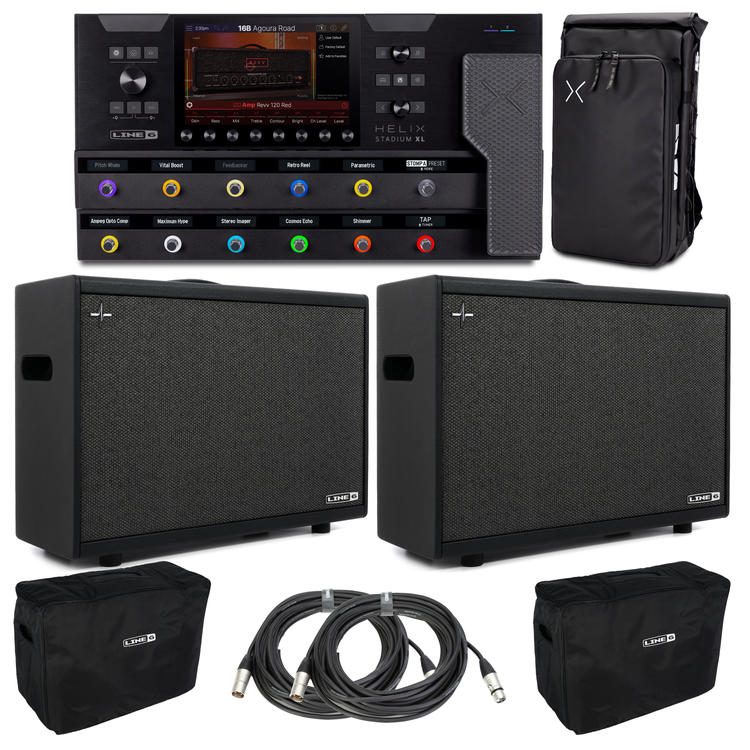 Line 6 Helix Stadium XL with Powercab 212 Plus Active Guitar