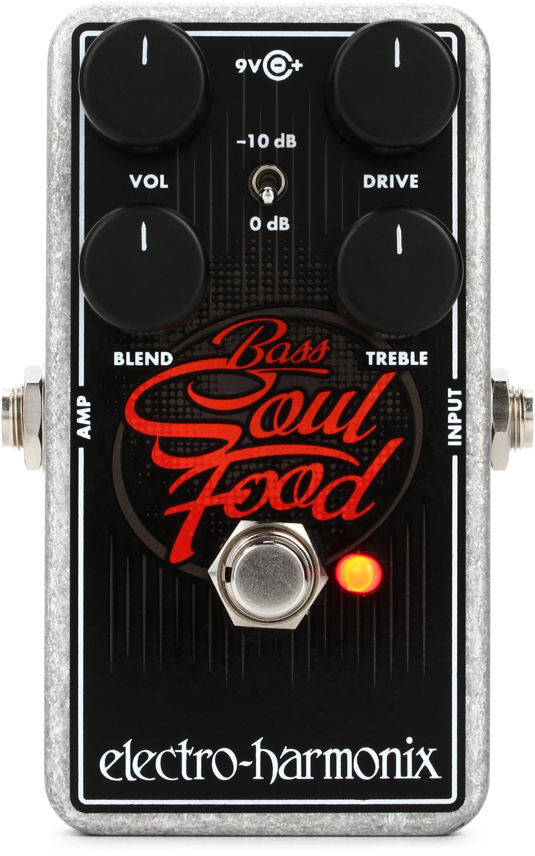 Electro-Harmonix Bass Soul Food Transparent Bass Overdrive Pedal