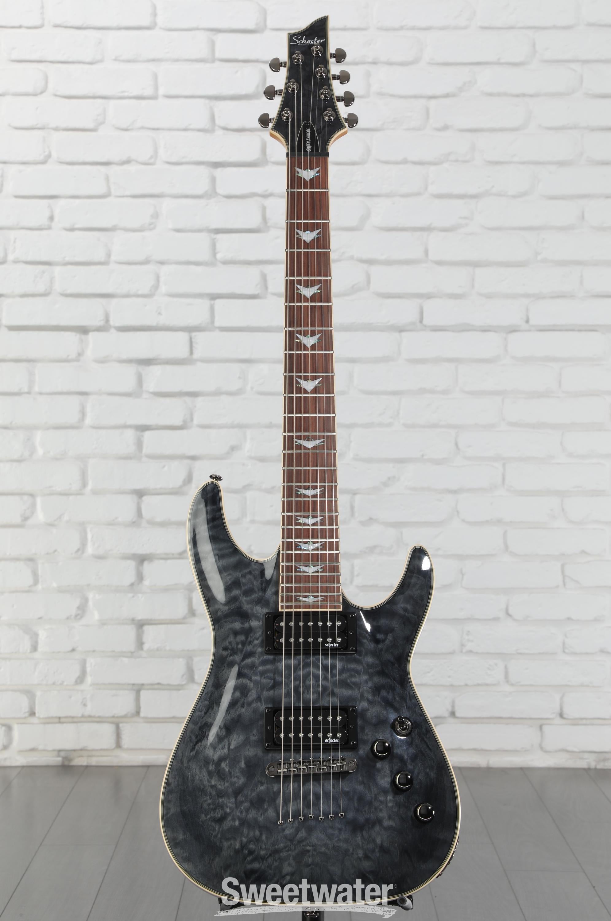 美品 シェクター DIAMOND SERIES OMEN EXTREME-7 Schecter Guitar Research Omen Extreme-7 Electric Guitar See