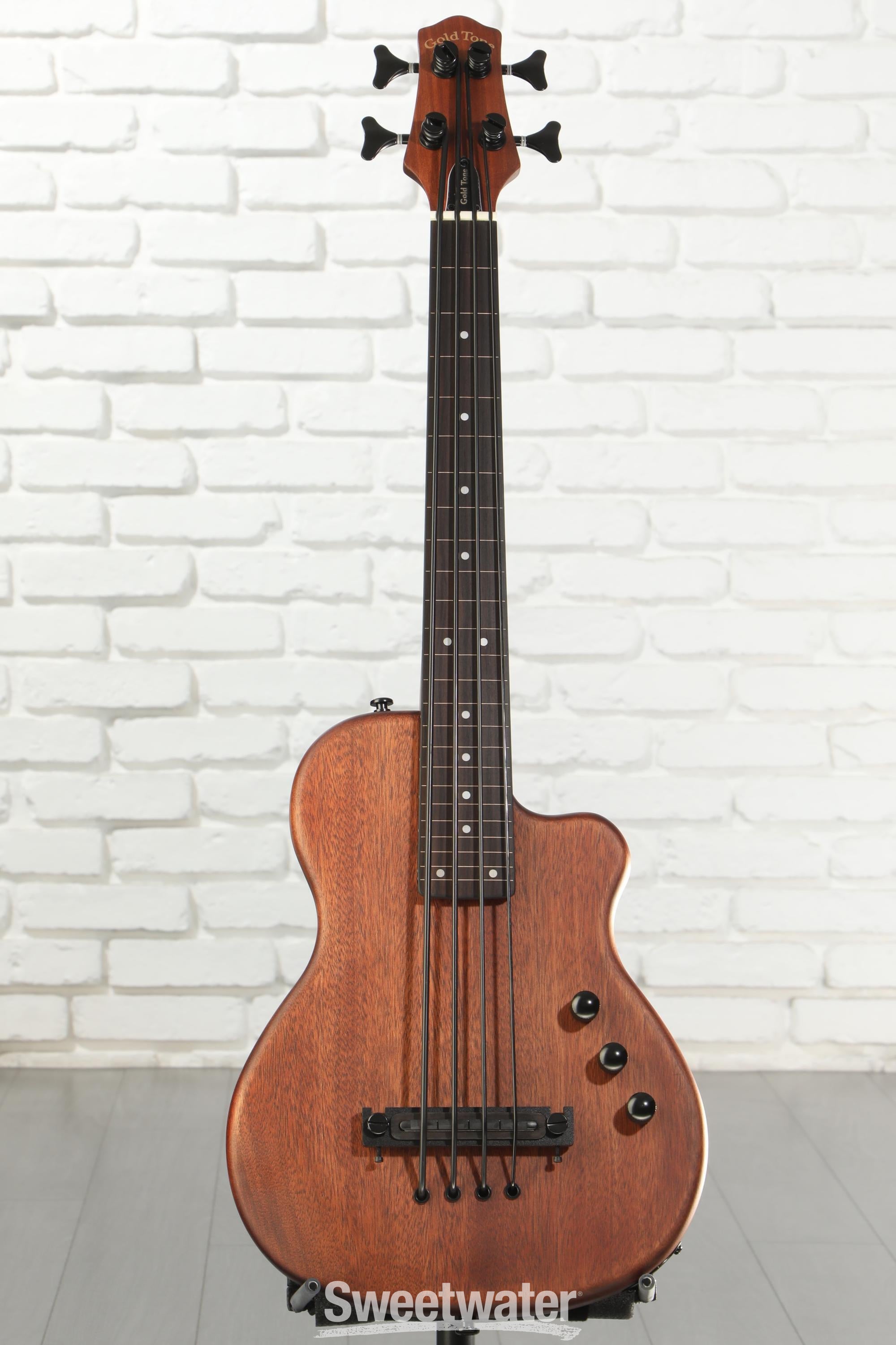 Gold Tone ME-BassFL 23-inch Scale Fretless Electric MicroBass