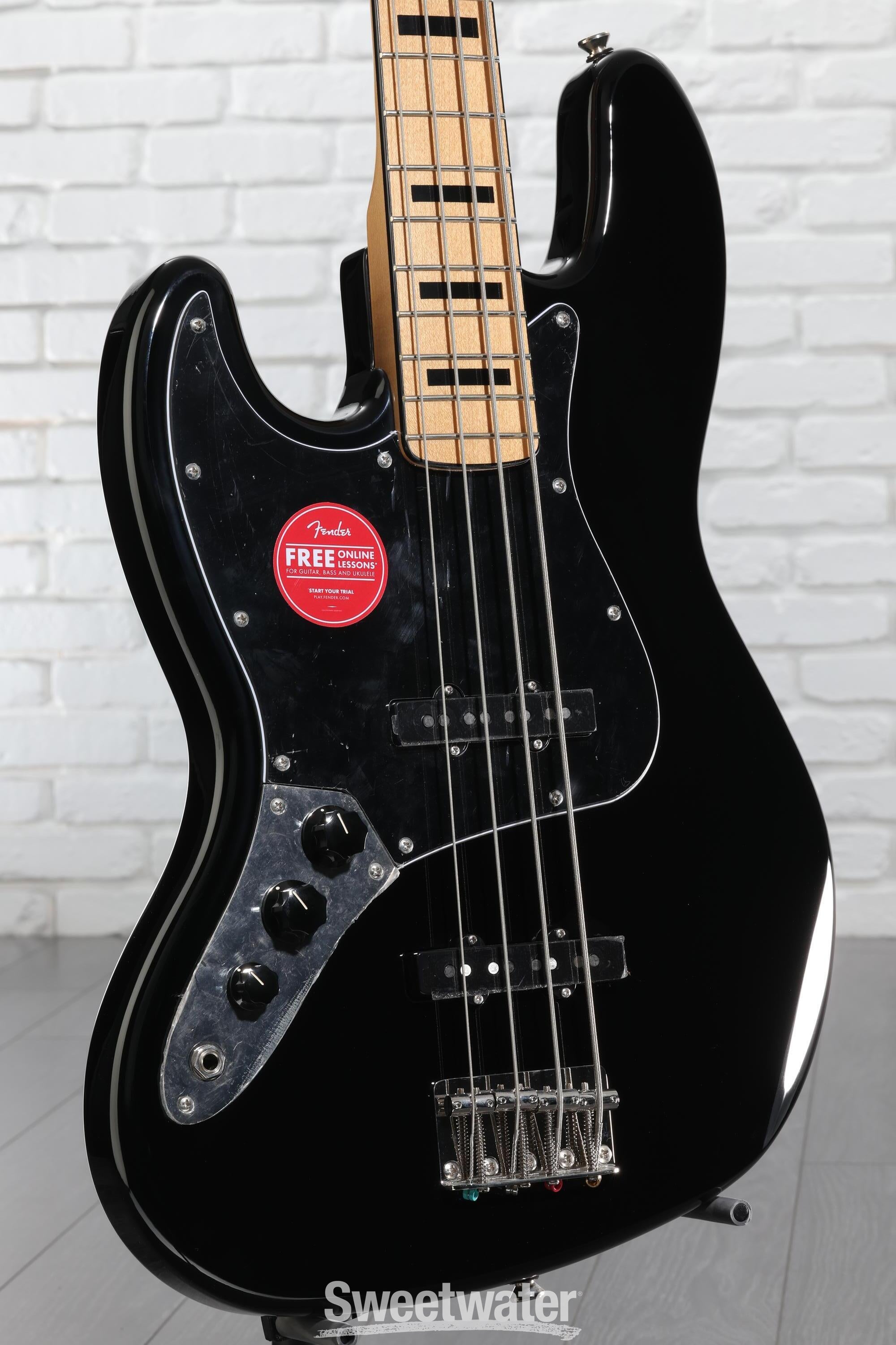 Squier Classic Vibe '70s Jazz Bass, Left-handed - Black