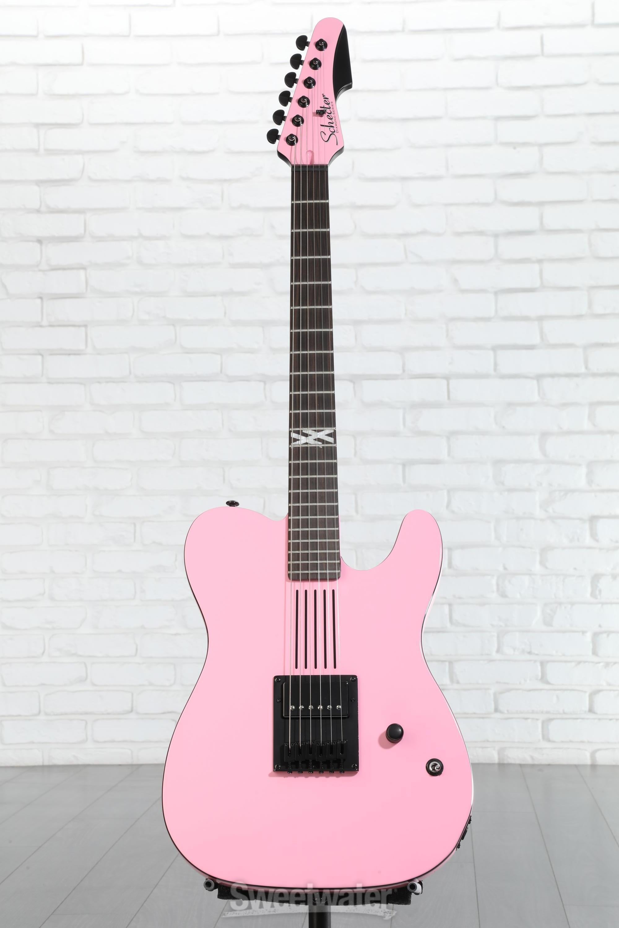 Schecter Machine Gun Kelly Signature PT Electric Guitar - Pink