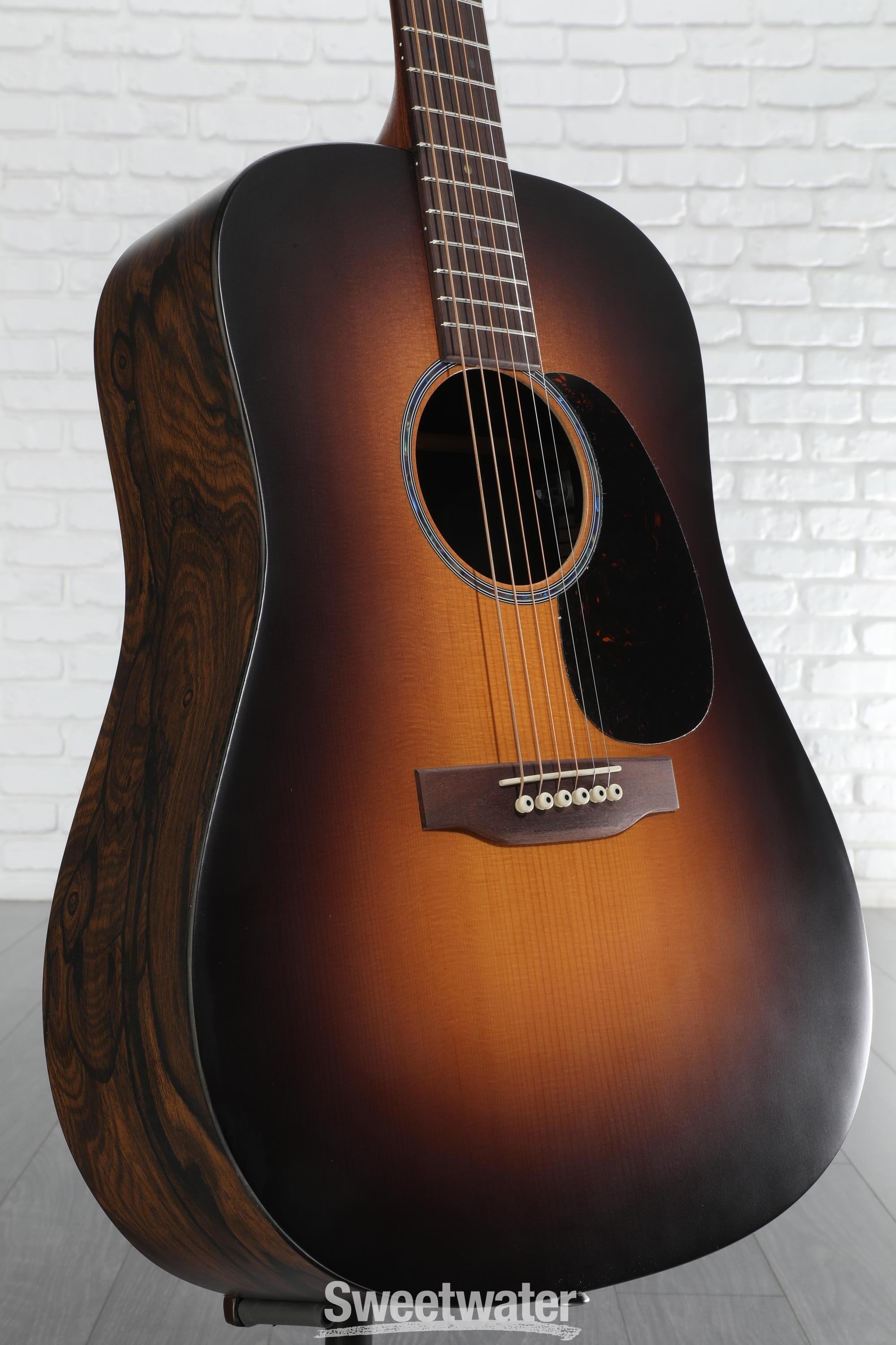 Martin D-X2E Dreadnought Acoustic-electric Guitar - Ziricote