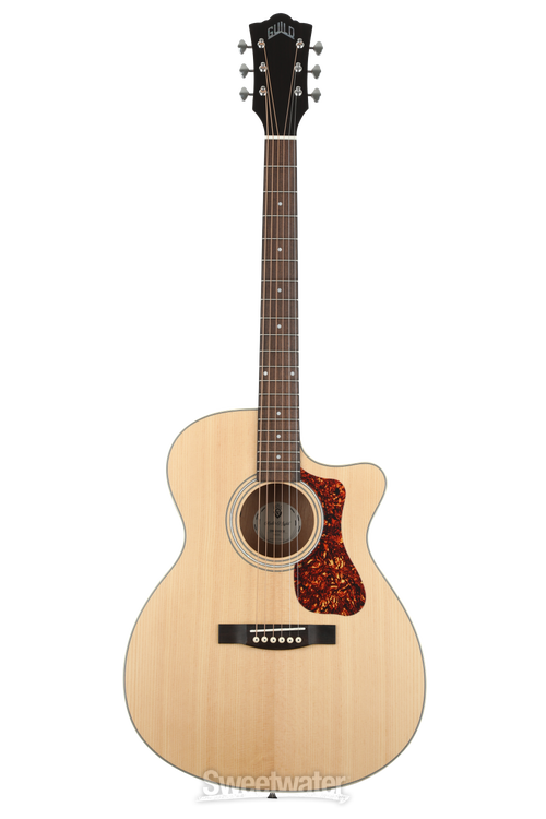 Guild OM-240CE, Orchestra Acoustic-Electric Guitar - Natural