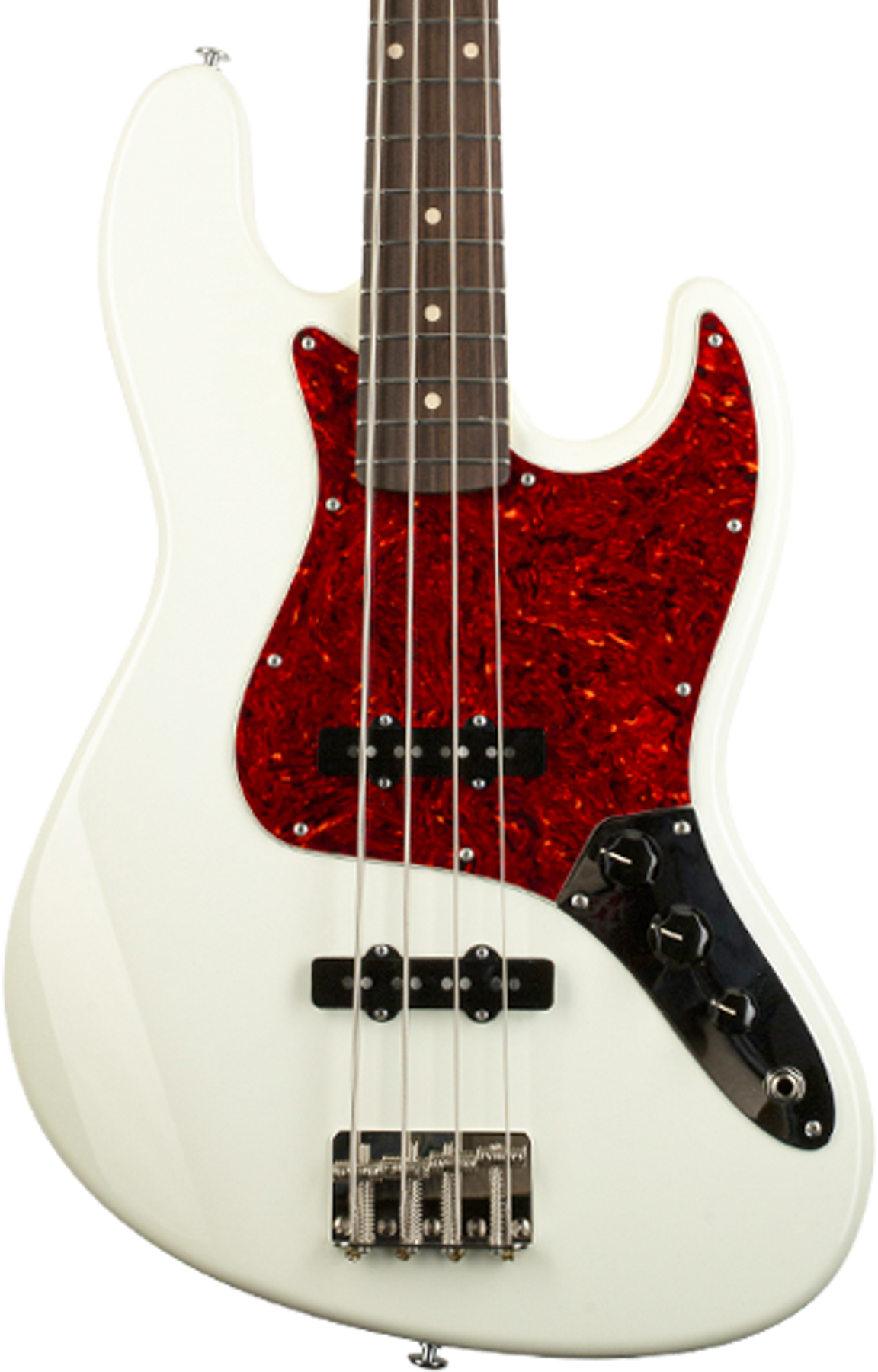 Suhr Classic J Bass Guitar - Olympic White | Sweetwater