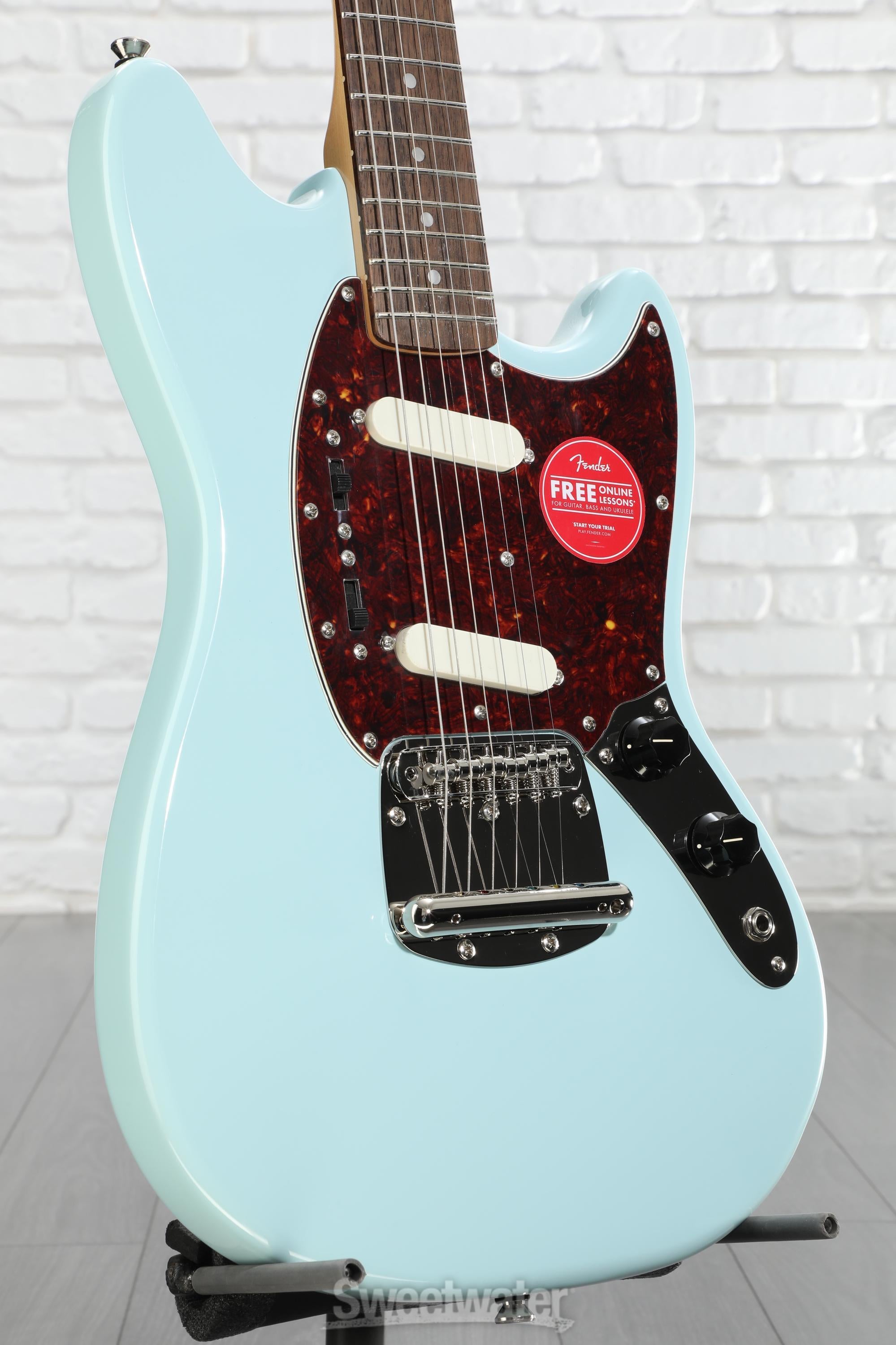 ギター nanotan47squier classic vibe mustang Squier Classic Vibe '60s Mustang Electric Guitar - Sonic Blue