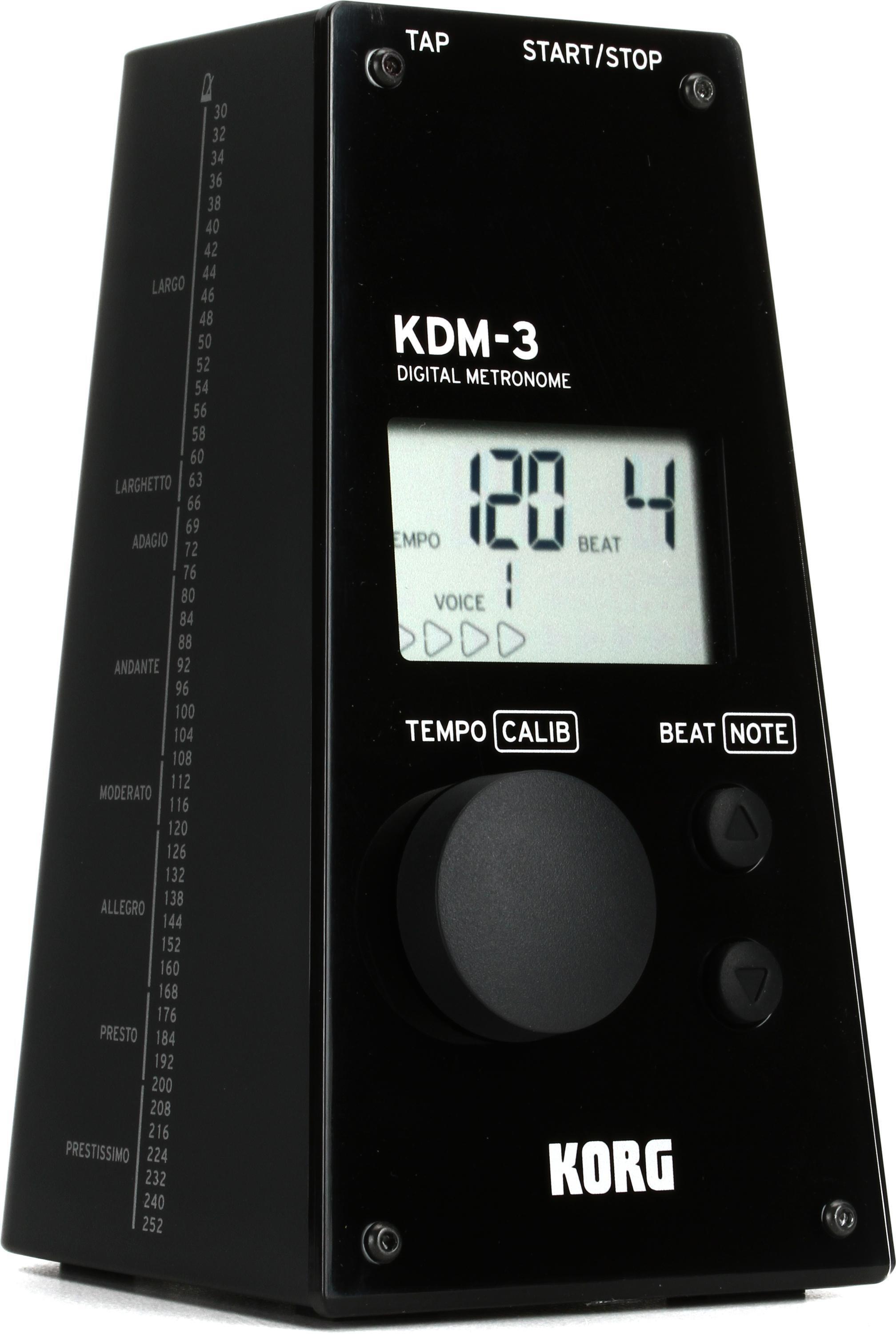 Korg KDM-3 Digital Metronome - Black | Sweetwater