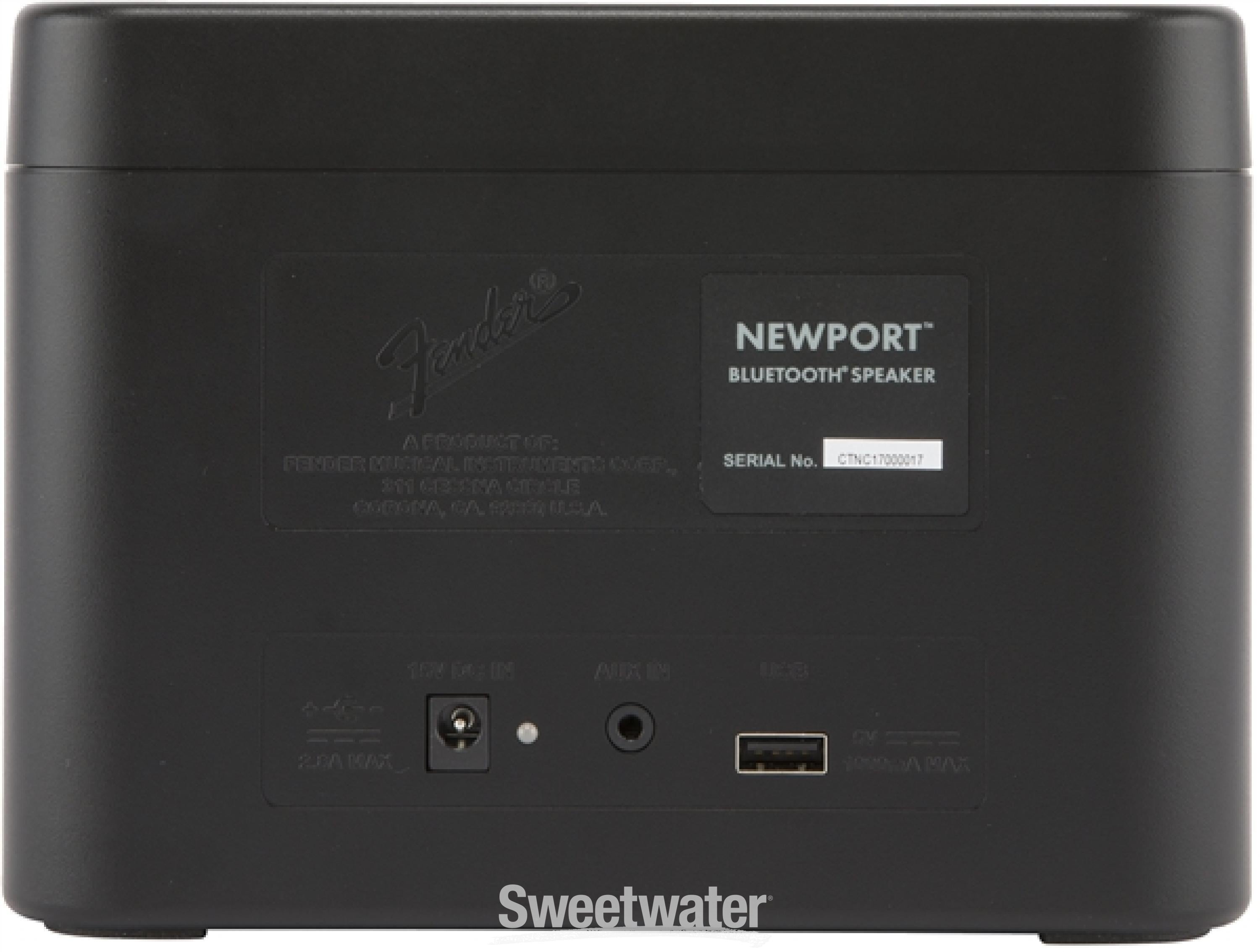Fender Newport Portable Bluetooth Speaker Reviews | Sweetwater