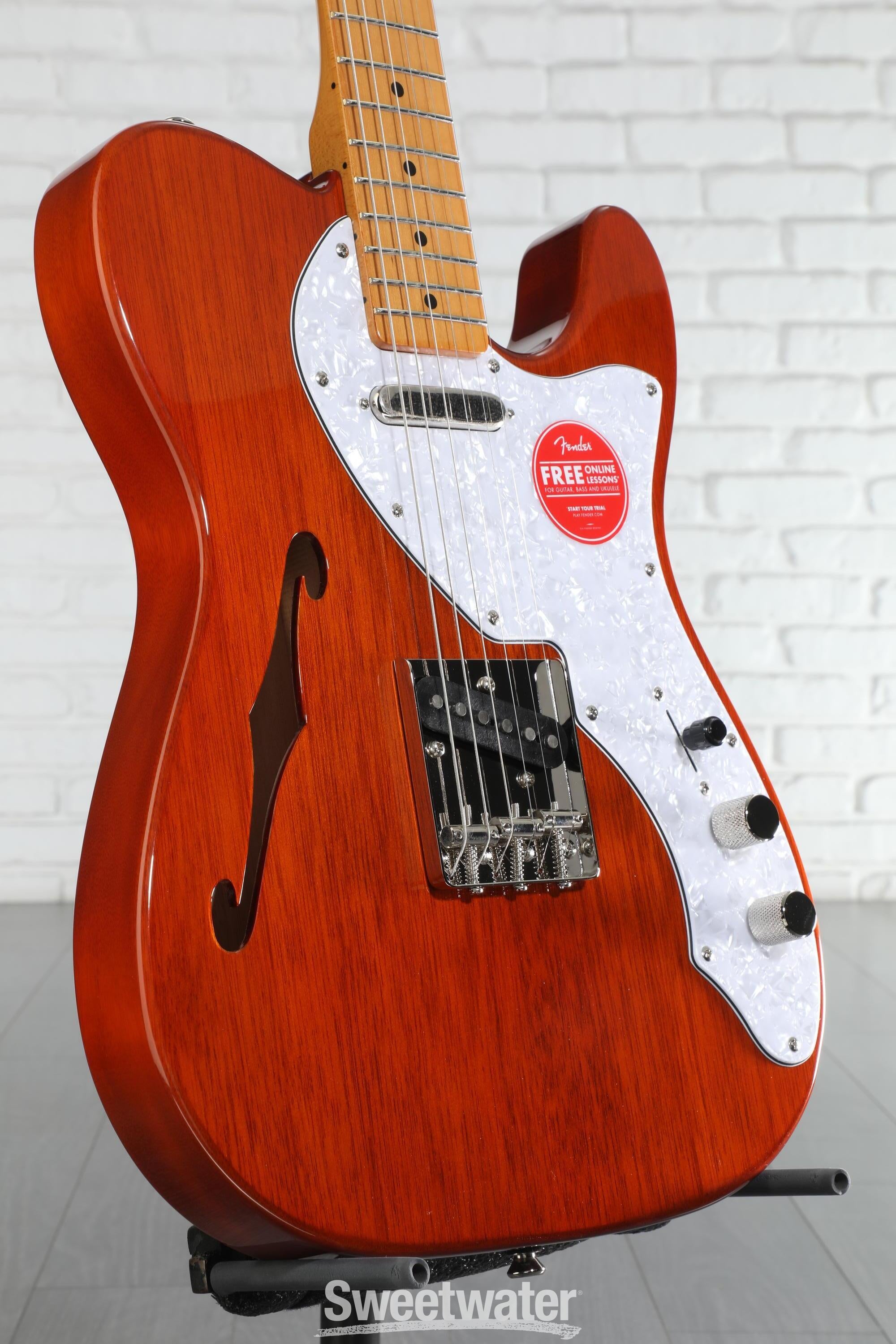 Squier by Fender テレキャスター シンライン レッド Amazon.com: Affinity Series Telecaster FMT SH, Laurel Fingerboard