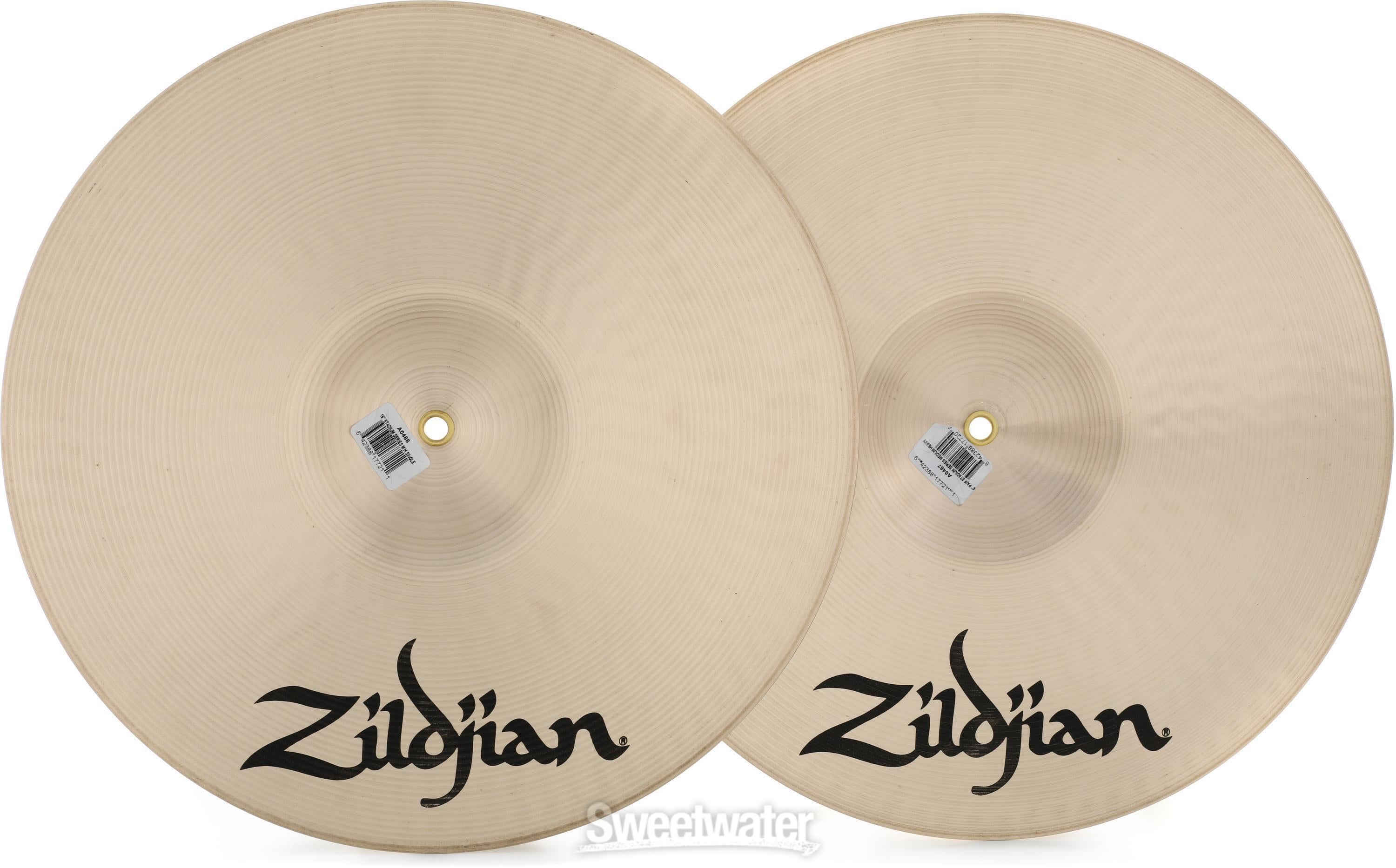 Zildjian 16-inch A Stadium Medium Heavy Crash Cymbals | Sweetwater