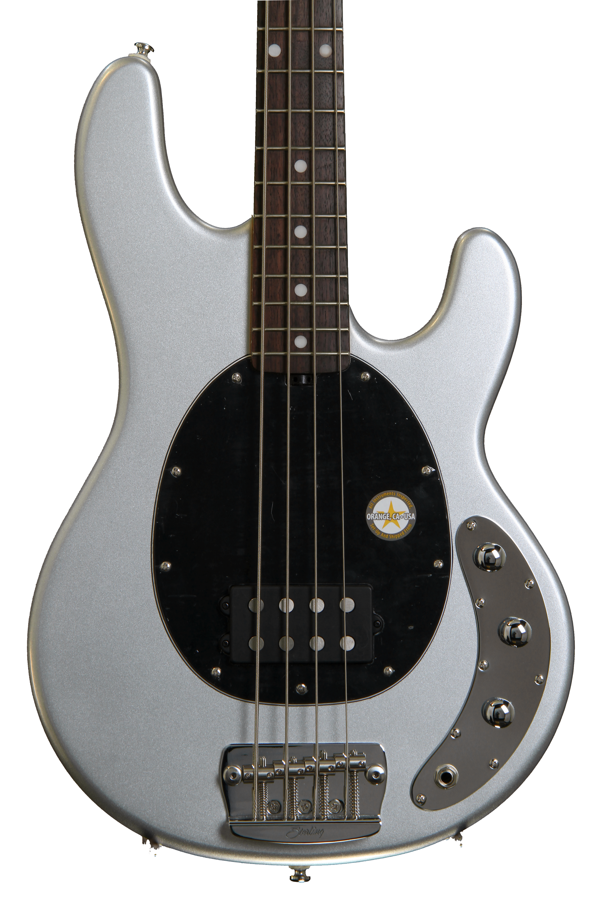 Sterling By Music Man Ray34CA - Silver Metallic | Sweetwater