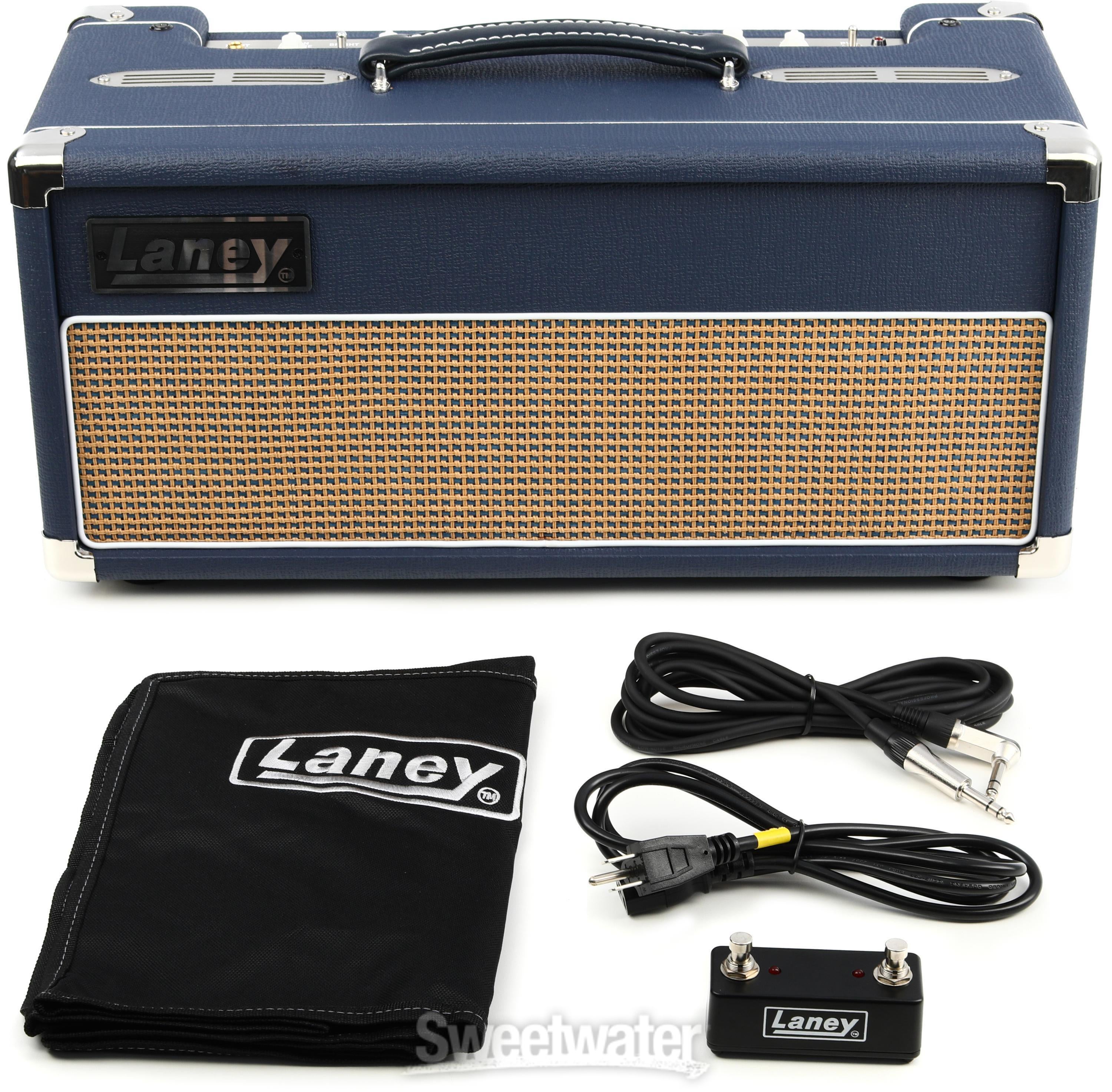 希少！英国製LANEY LIONHEART L20H ヘッドアンプ単体 Laney Lionheart L20H 20W Tube Guitar Amp Head Blue Tolex | Guitar