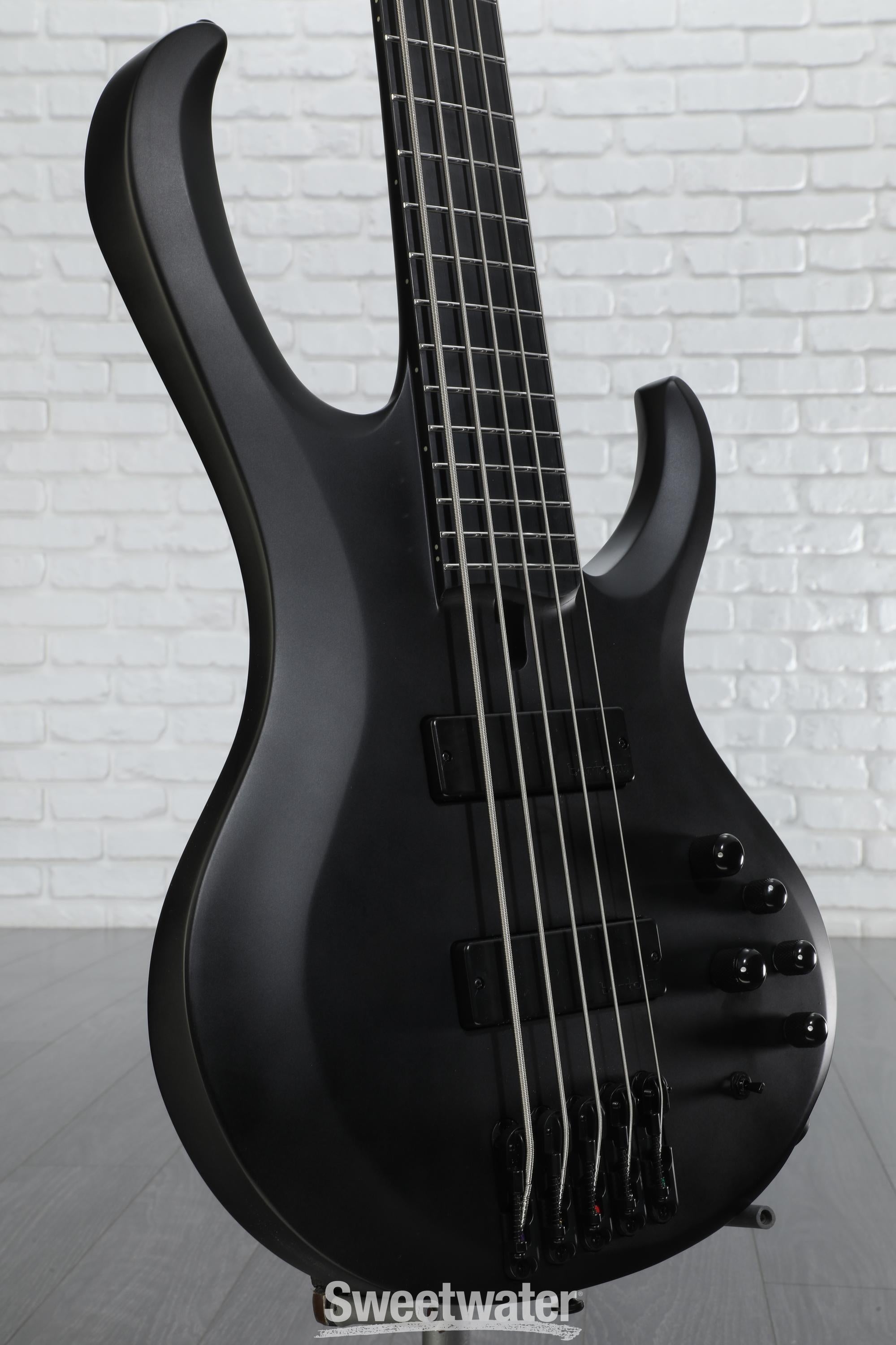 Ibanez Iron Label BTB652EX - Black Flat | Sweetwater