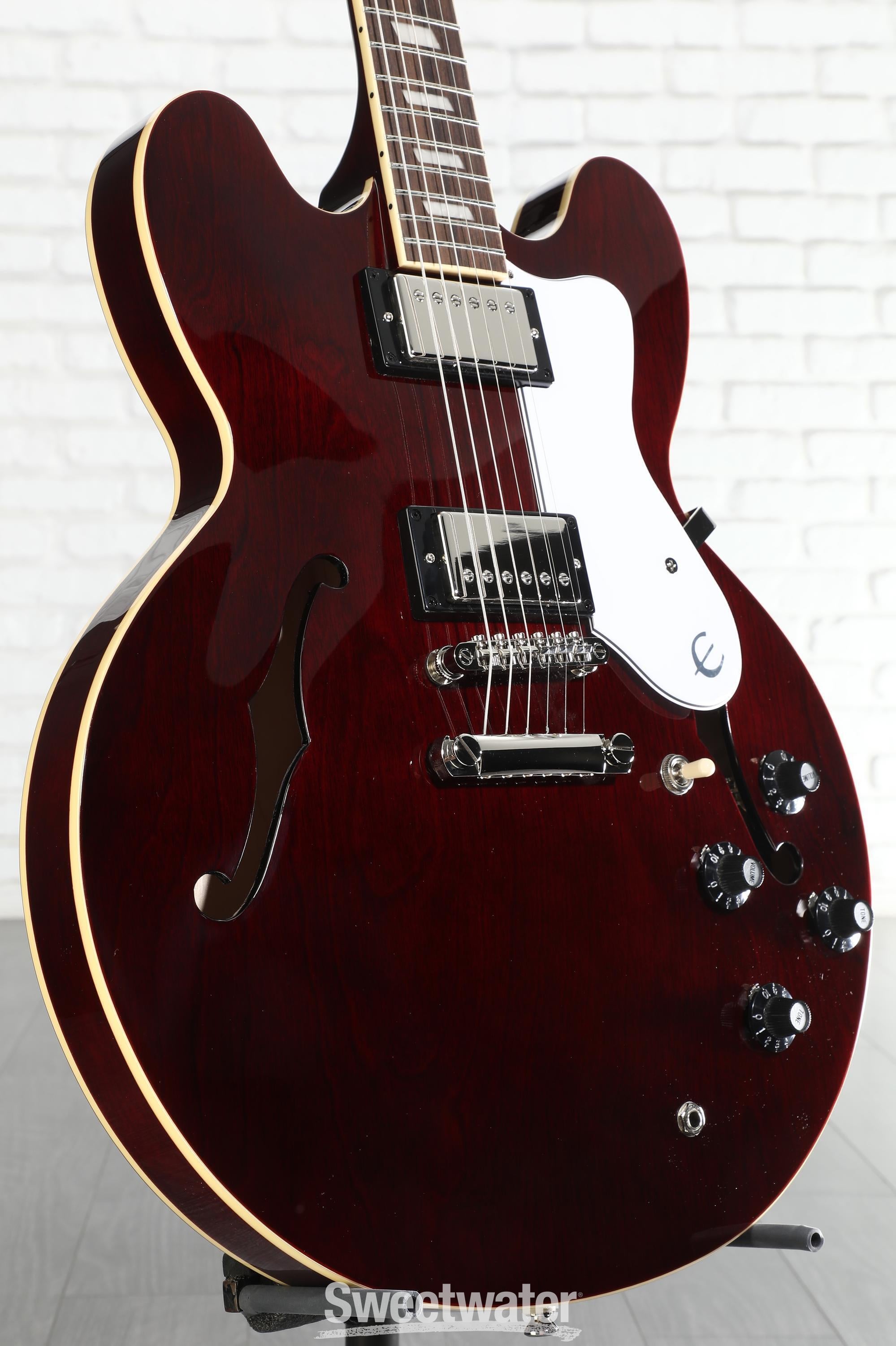 Epiphone Noel Gallagher Riviera Electric Guitar - Dark Red Wine