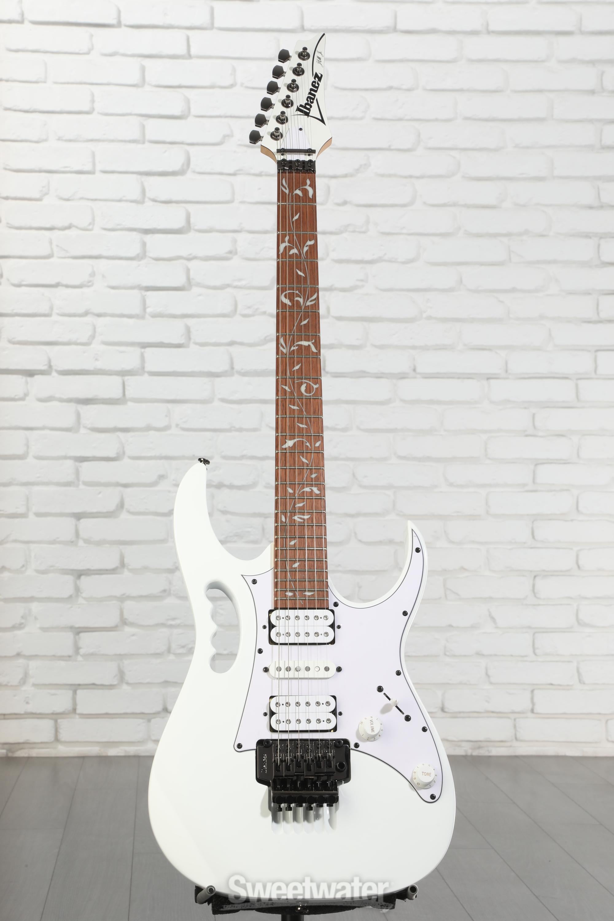 Ibanez Steve Vai Signature JEMJR - White | Sweetwater