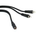 Photo of Hosa CYA-103 Y Cable - RCA Male to Dual RCA Male - 3 foot
