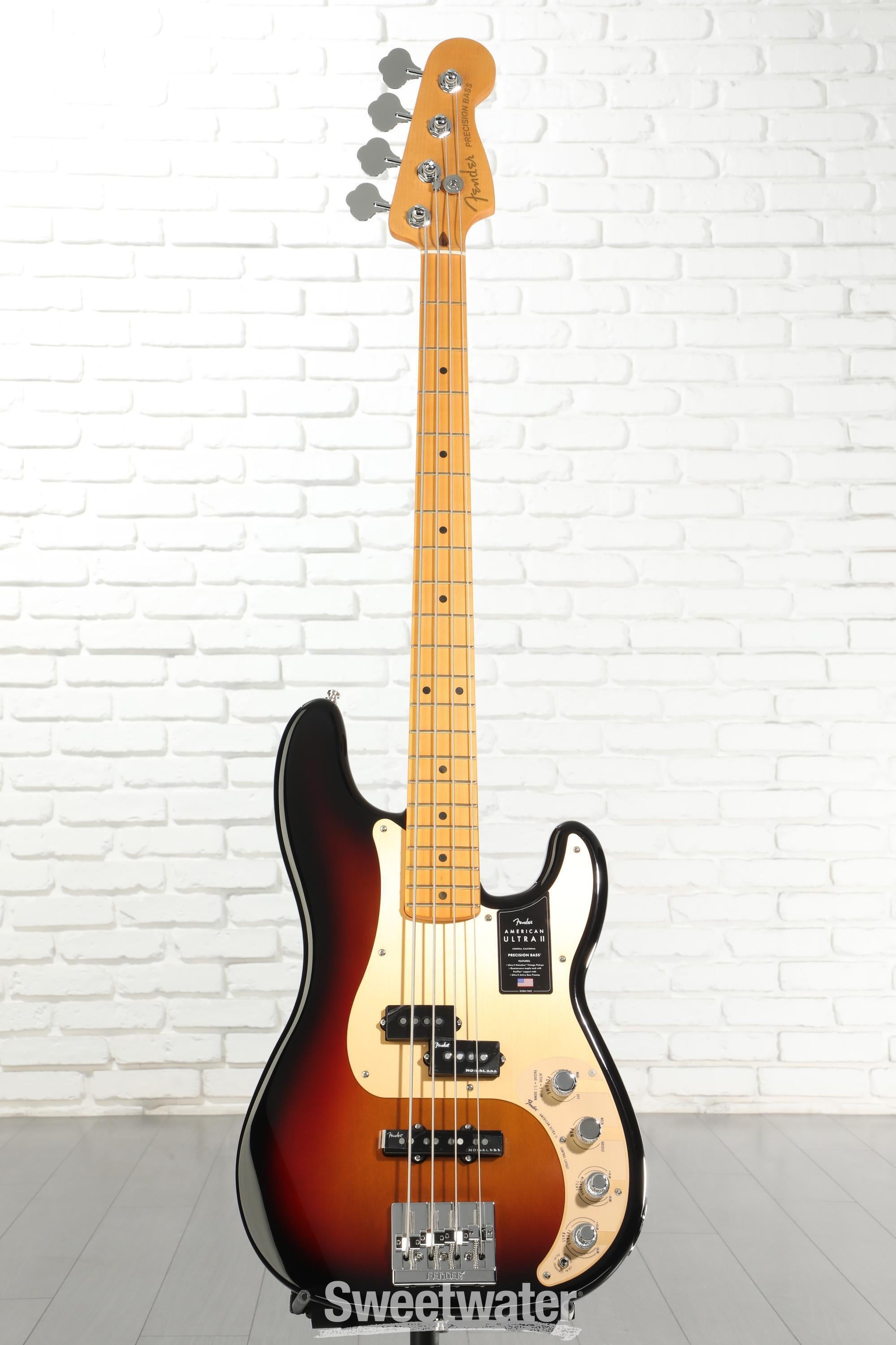 Fender American Ultra II Precision Bass - Ultraburst | Sweetwater