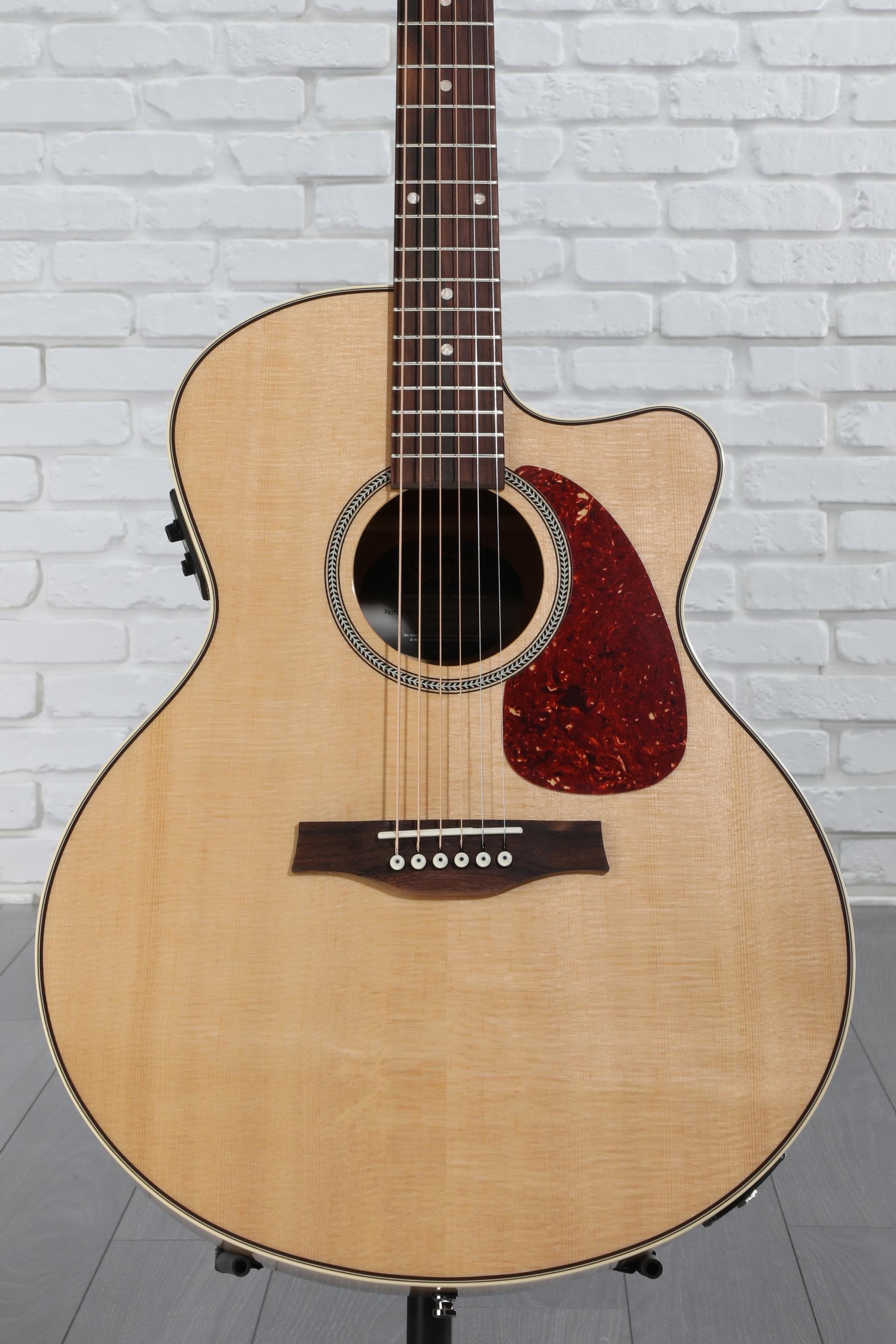 Seagull Guitars Performer Cutaway Mini-Jumbo Flame Maple