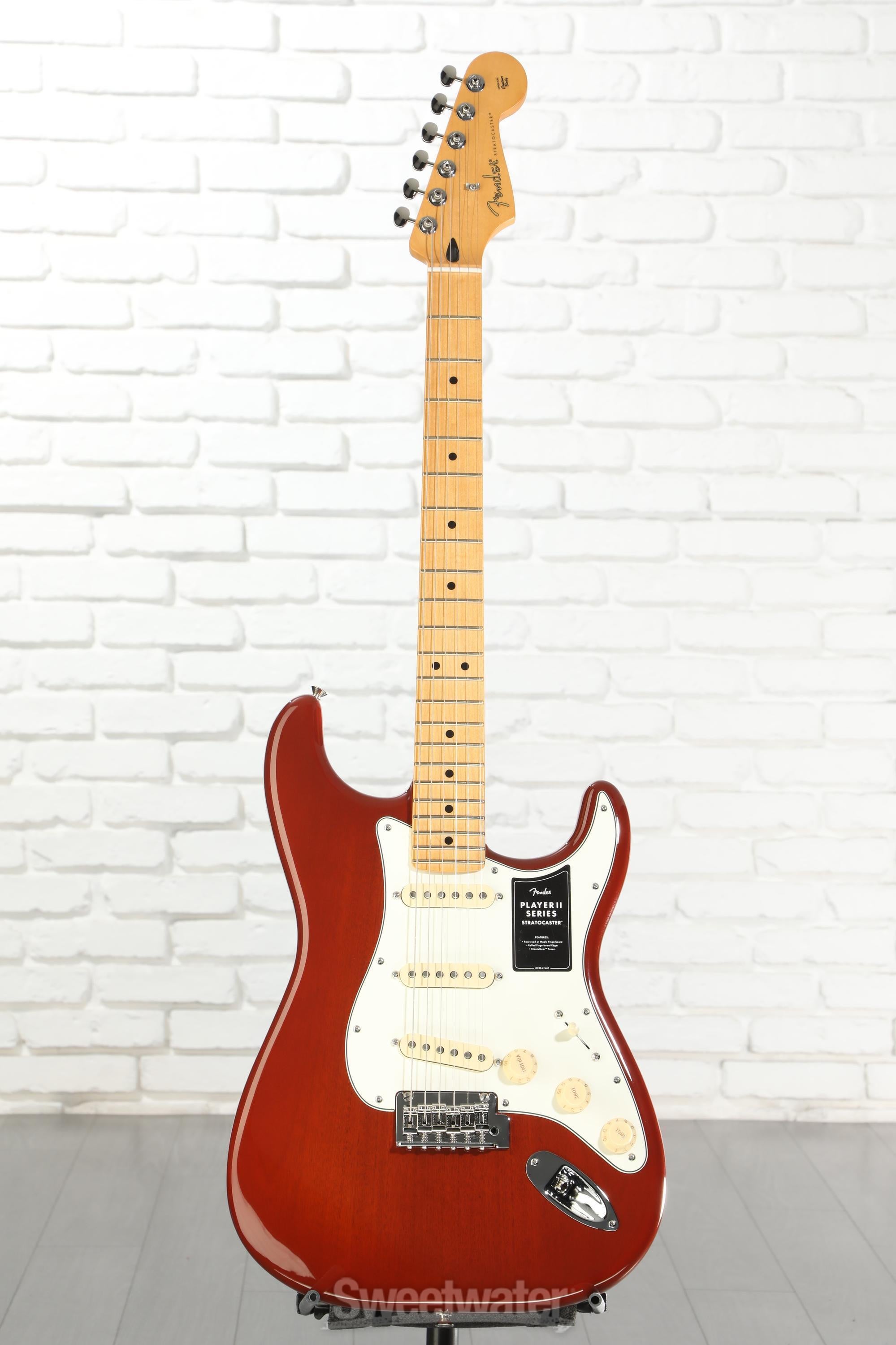 Fender Player II Stratocaster Electric Guitar - Transparent Mocha