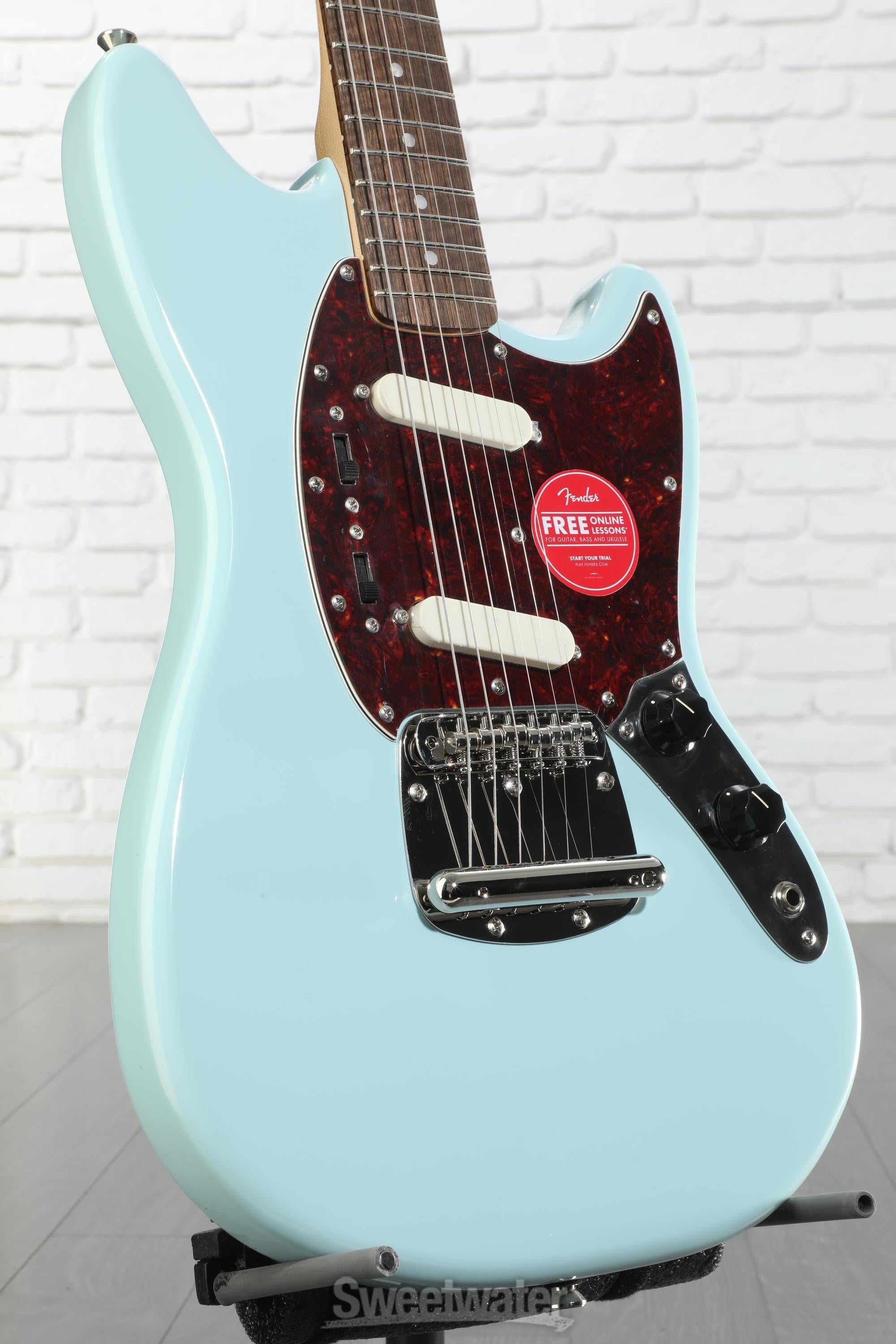 Squier Classic Vibe '60s Mustang Electric Guitar - Sonic Blue