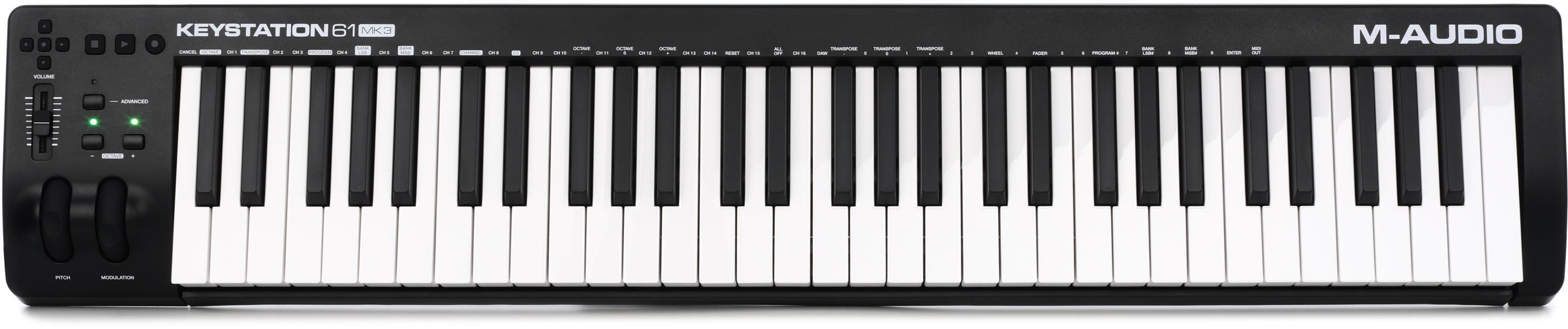 M-Audio Keystation 61 MK3 61-key Keyboard Controller | Sweetwater