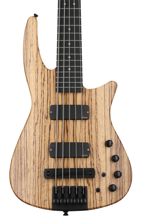 NS Design CR5 Radius Bass Guitar - Zebrawood - Sweetwater Exclusive in the  USA