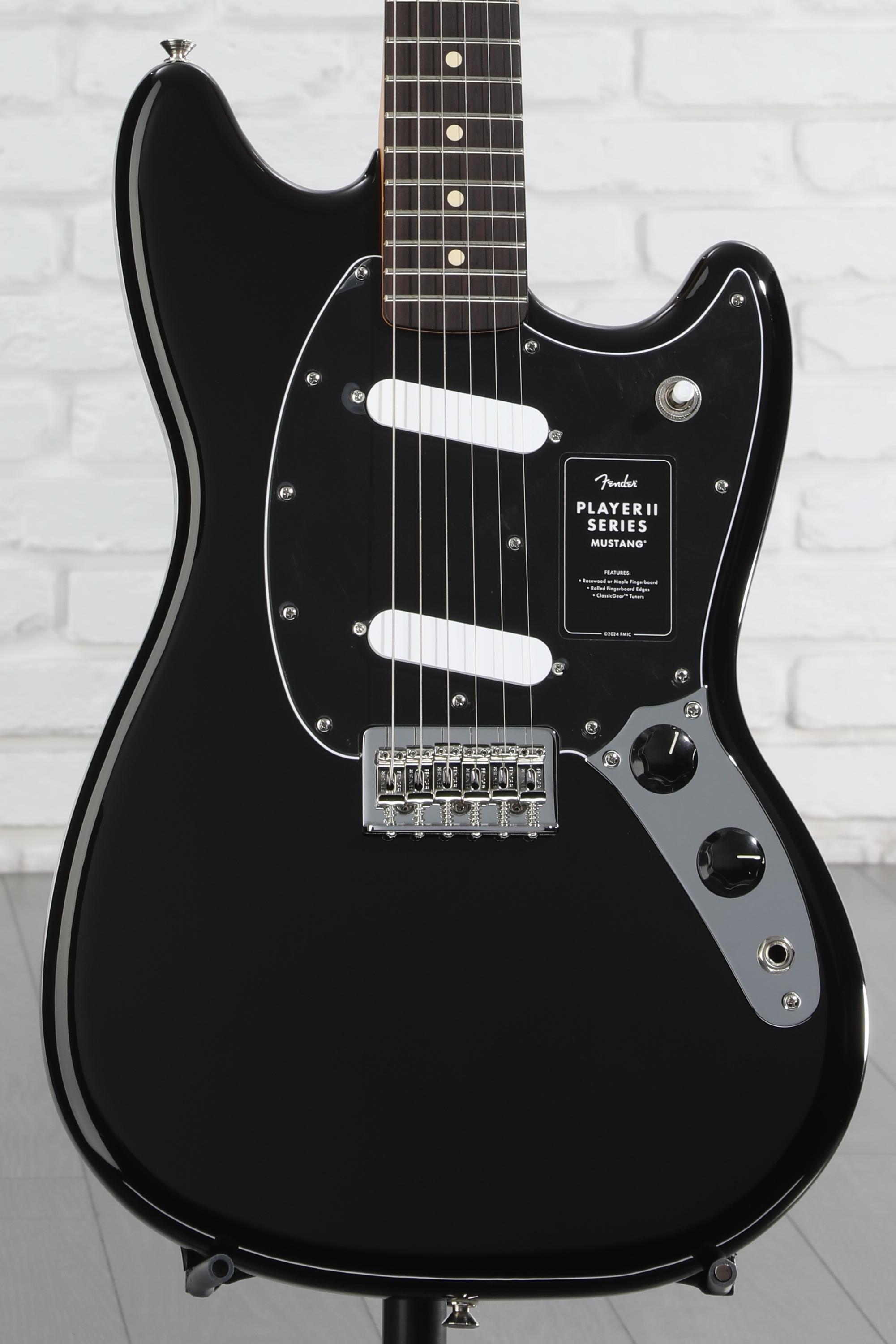 Fender Player II Mustang - Black with Rosewood Fingerboard