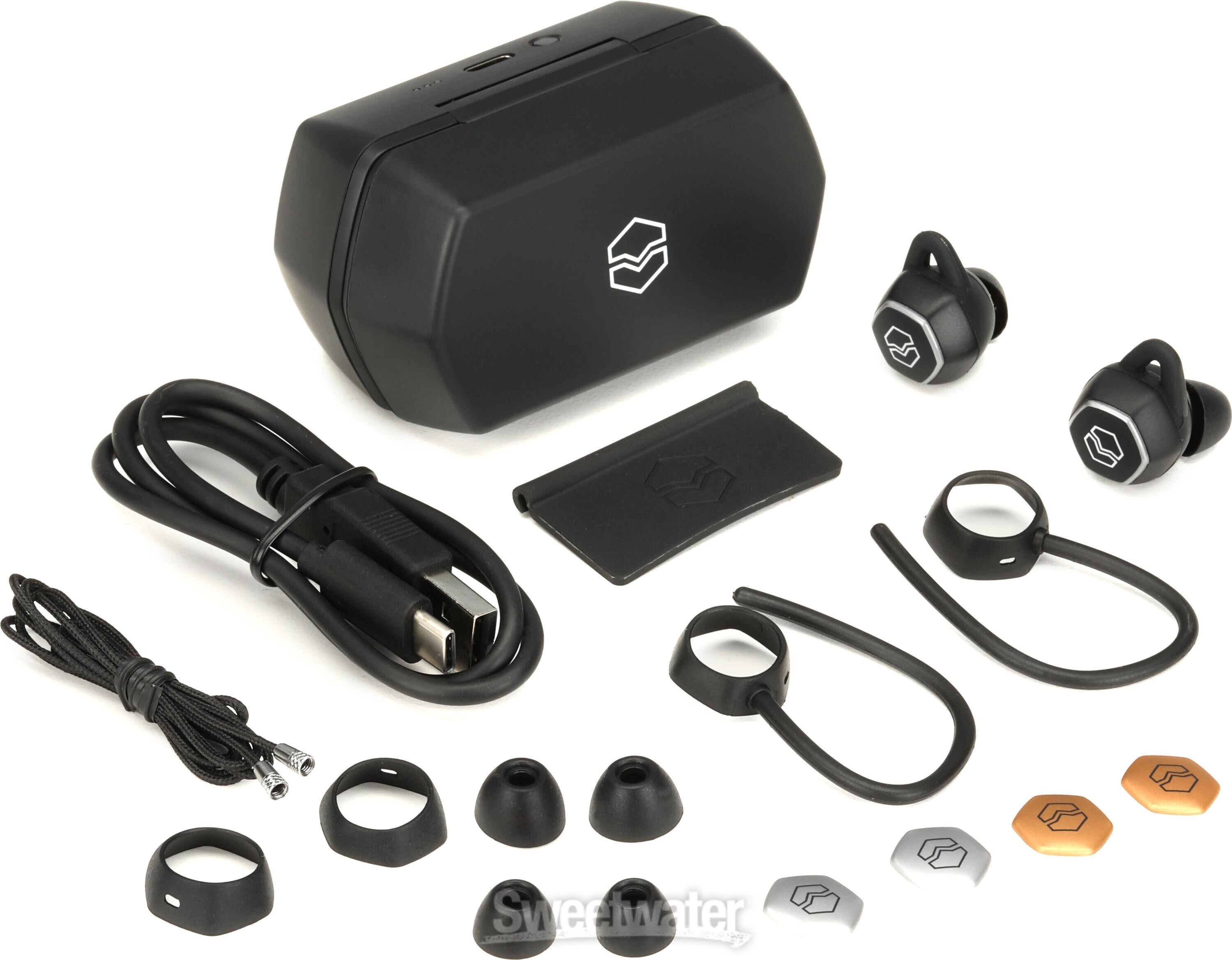 V-Moda Hexamove Pro Wireless Earbuds - Black | Sweetwater